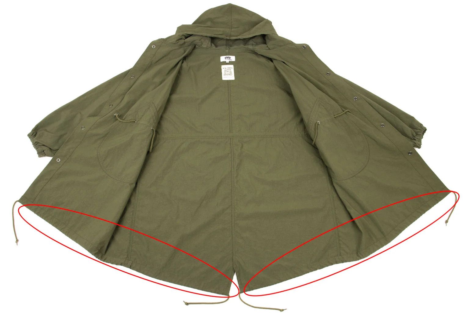 Junya Watanabe Oversized Mod Coat in Khaki Size S Size US S / EU 44-46 / 1 - 13 Thumbnail