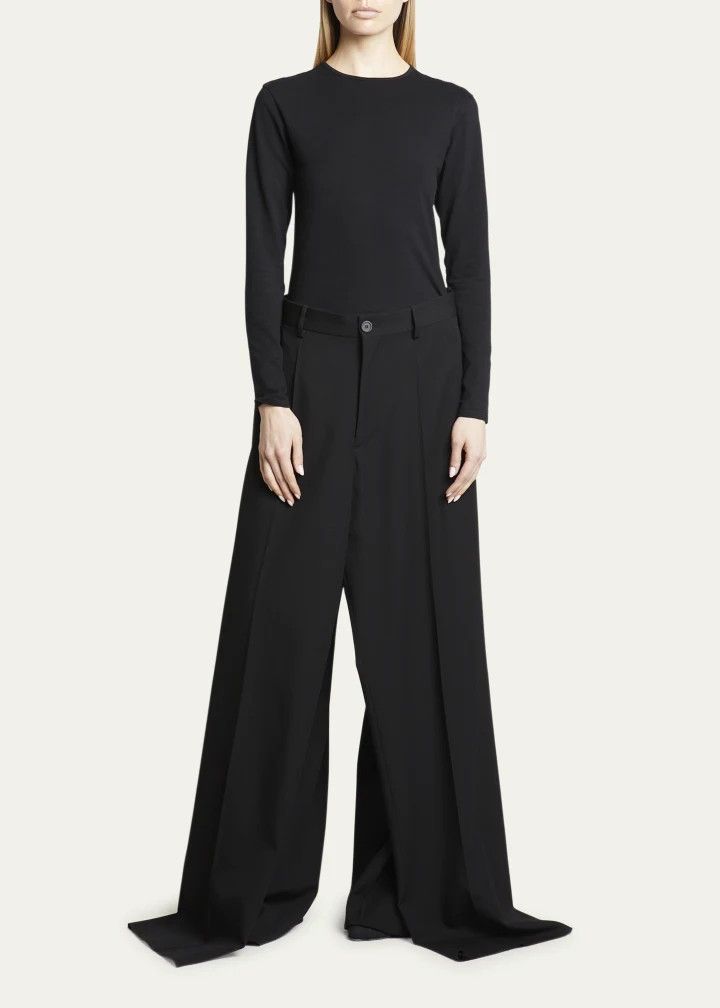 Balenciaga o1y0625 Casual Pant in Black Size 27" / US 4 / IT 40 - 2 Thumbnail