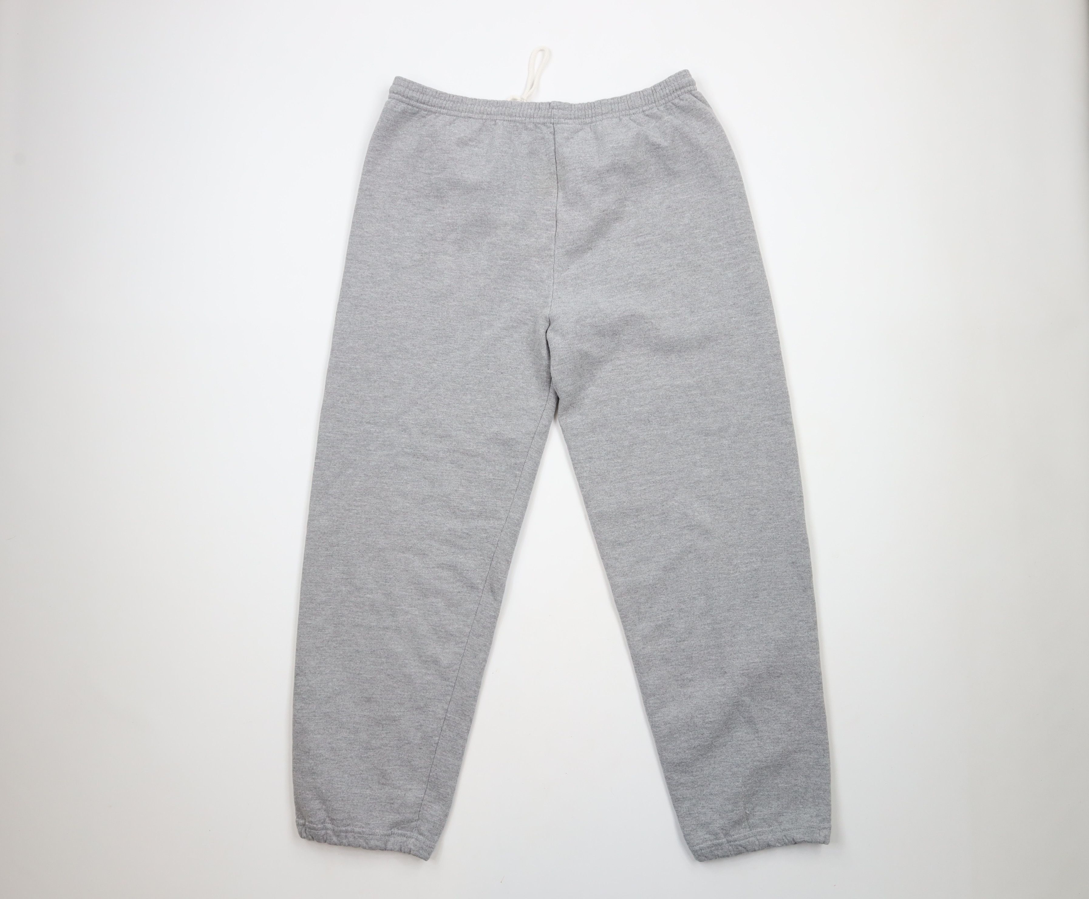 Vintage Vintage 90s Streetwear Sweatpants Joggers Heather Gray Size US 38 / EU 54 - 8 Thumbnail
