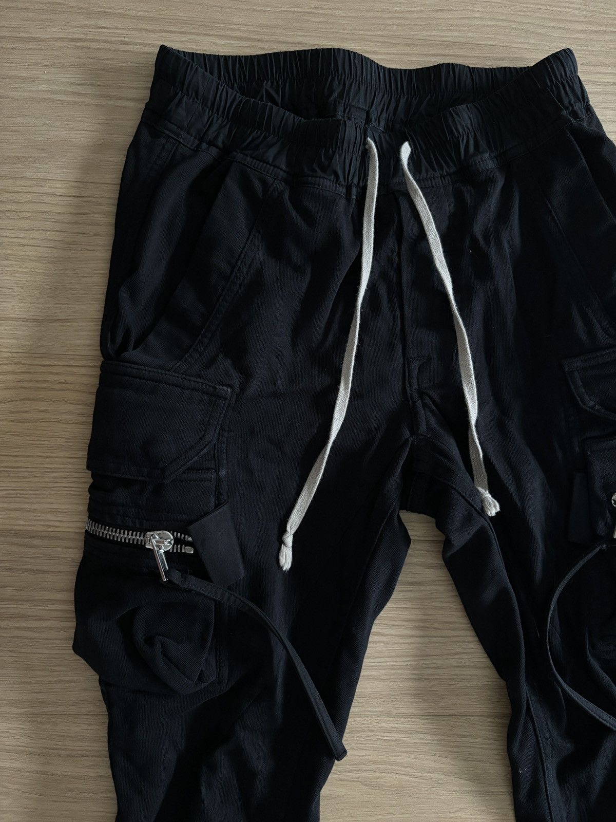Rick Owens Rick Owens Mastodon Drawstring Cargo jogger IT38 Size 26" / US 2 / IT 38 - 3 Thumbnail