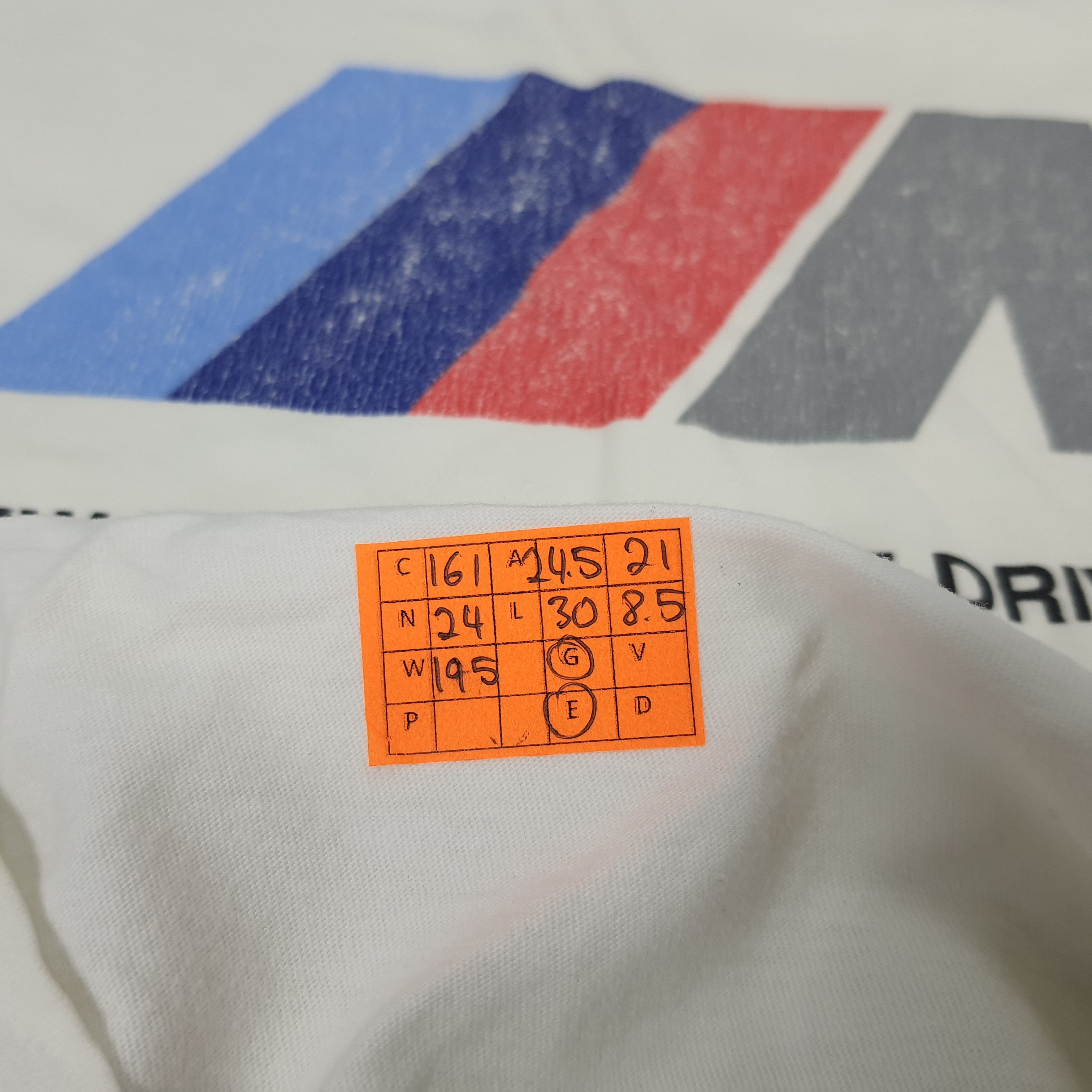 BMW × Vintage Vintage BMW Motorsports Logo T-shirt Size US XL / EU 56 / 4 - 7 Thumbnail