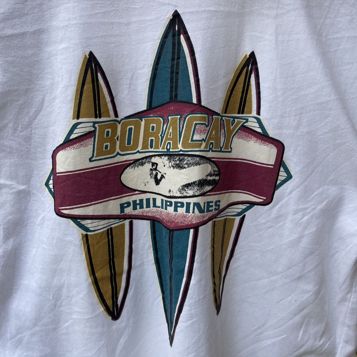 Surface To Air 🔥Vintage 90s Boracay Philippines Big Logo Surf Skate Tee Size US S / EU 44-46 / 1 - 6 Thumbnail