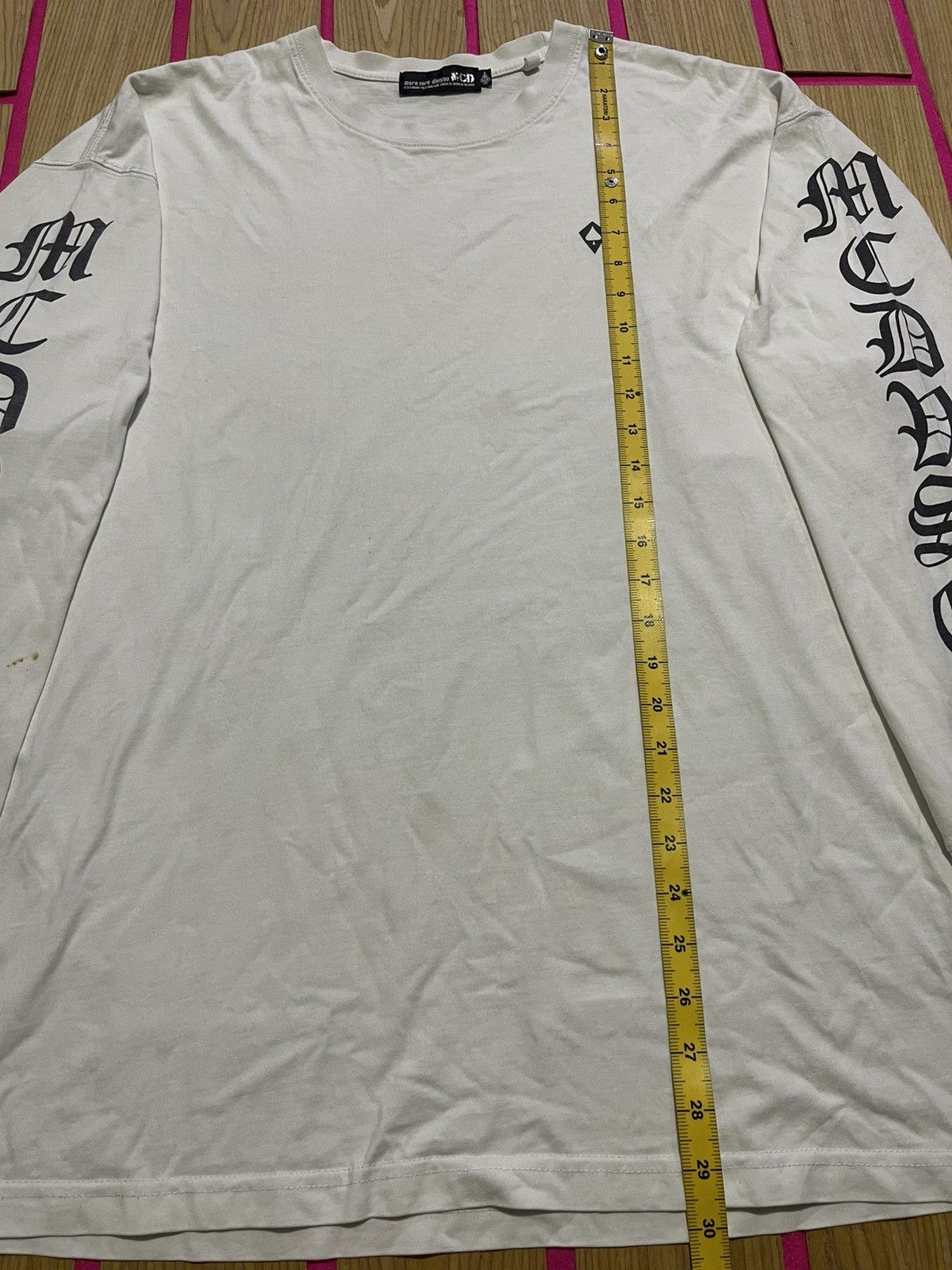 If Six Was Nine Y2K MORE CORE DIVISION long sleeve tshirt handwritten style Size US L / EU 52-54 / 3 - 8 Thumbnail