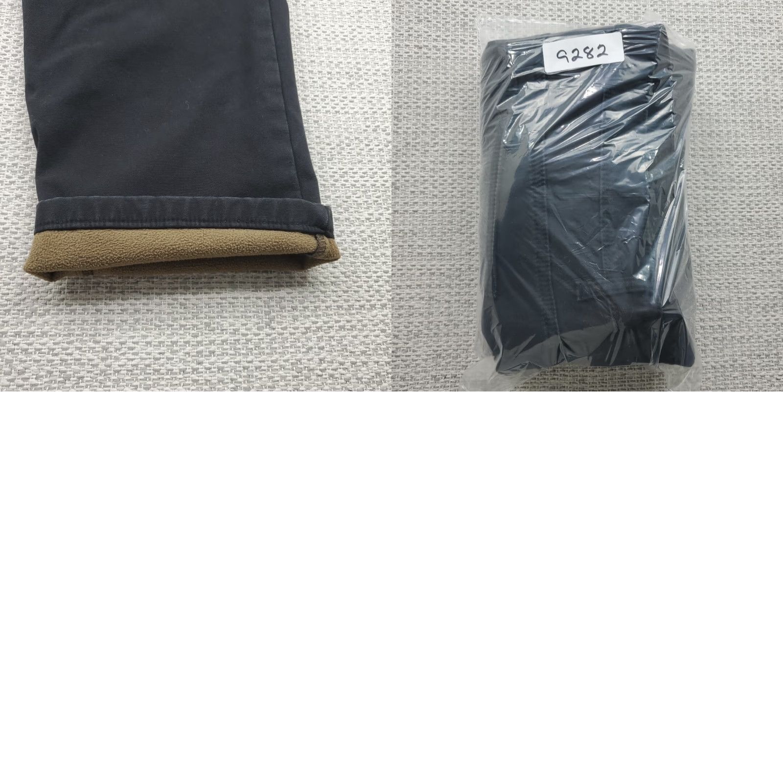 Vintage CAT Caterpillar Pants Cold Weather Fleece Lined Mens 40/32 Black Cotton Workwear Carpenter 5-Pocket Regular Straight Size US 40 / EU 56 - 9 Thumbnail