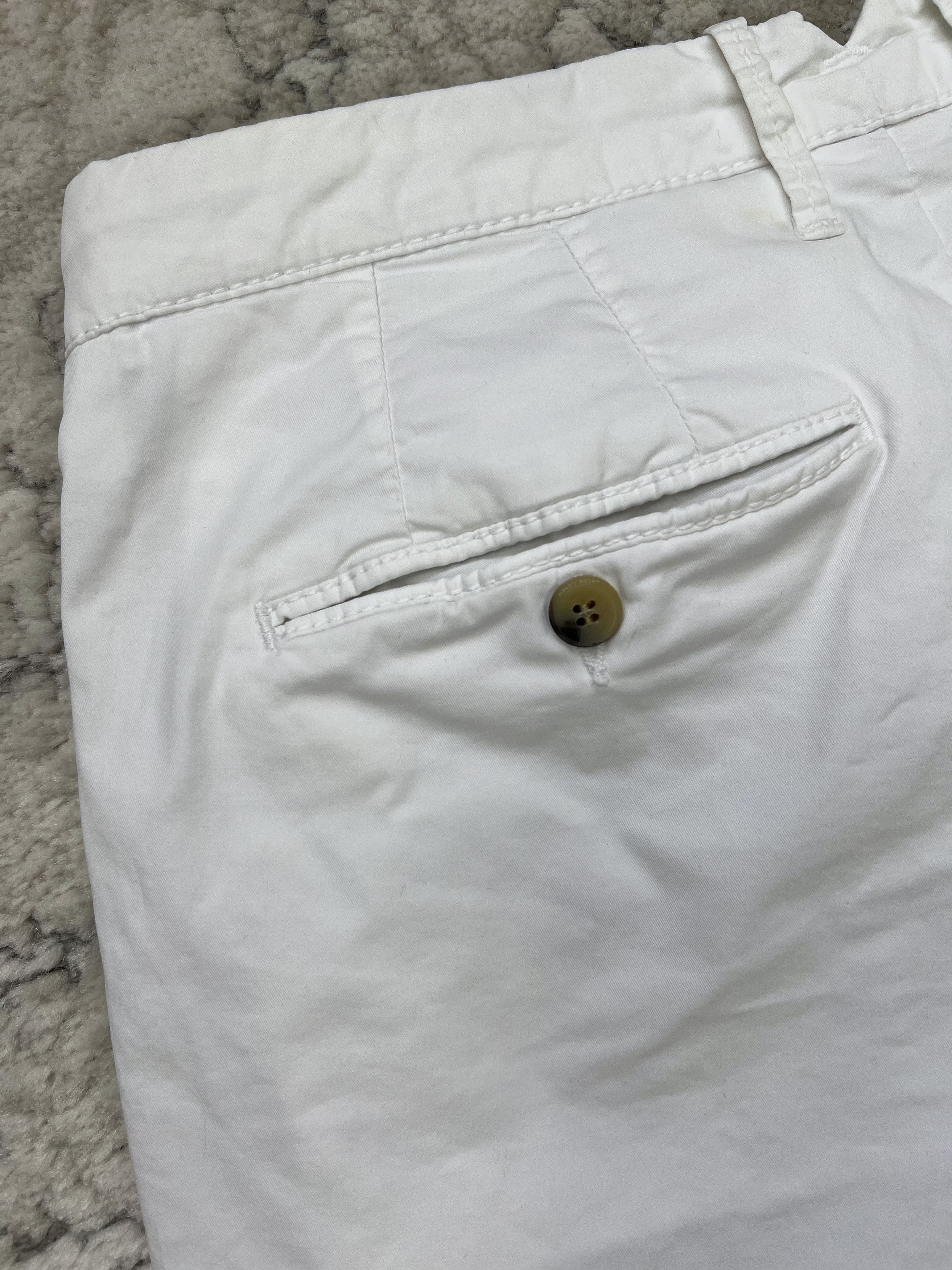 Jacob Cohen Jacob Cohën Bobby Comfort White Luxury Chino Pants 32 Size US 32 / EU 48 - 9 Thumbnail