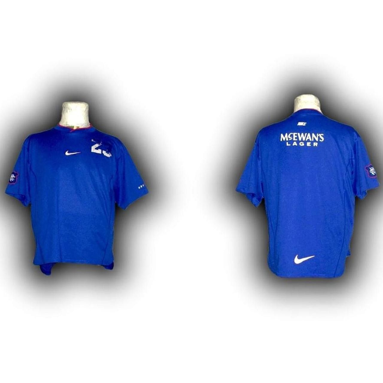 Fc Glasgow Rangers Scotland 1999 2000 2001 Training Shirt