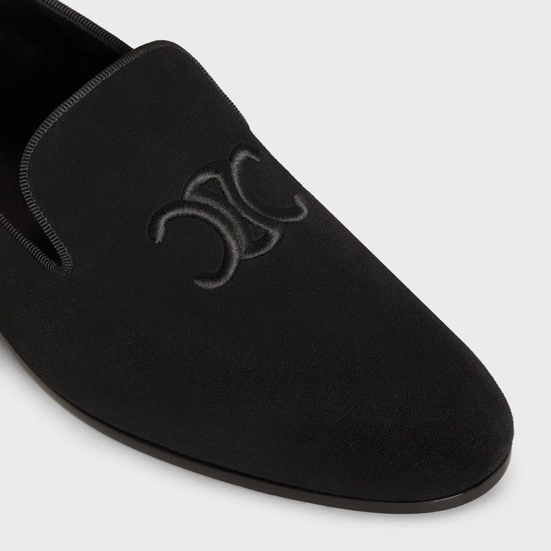 Celine o1w1db10526 361344 Triomphe Loafers in Black Size US 12 / EU 45 - 2 Thumbnail