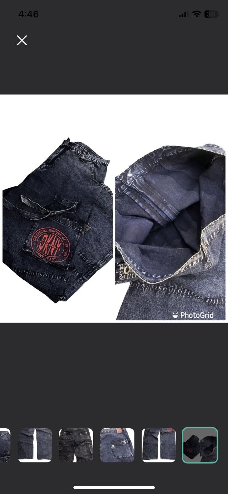 DKNY 🔥DKNY DONNA KARAN NEW YORK Gothic Y2K Rave Cyberpunk Pants Size US 34 / EU 50 - 10 Thumbnail