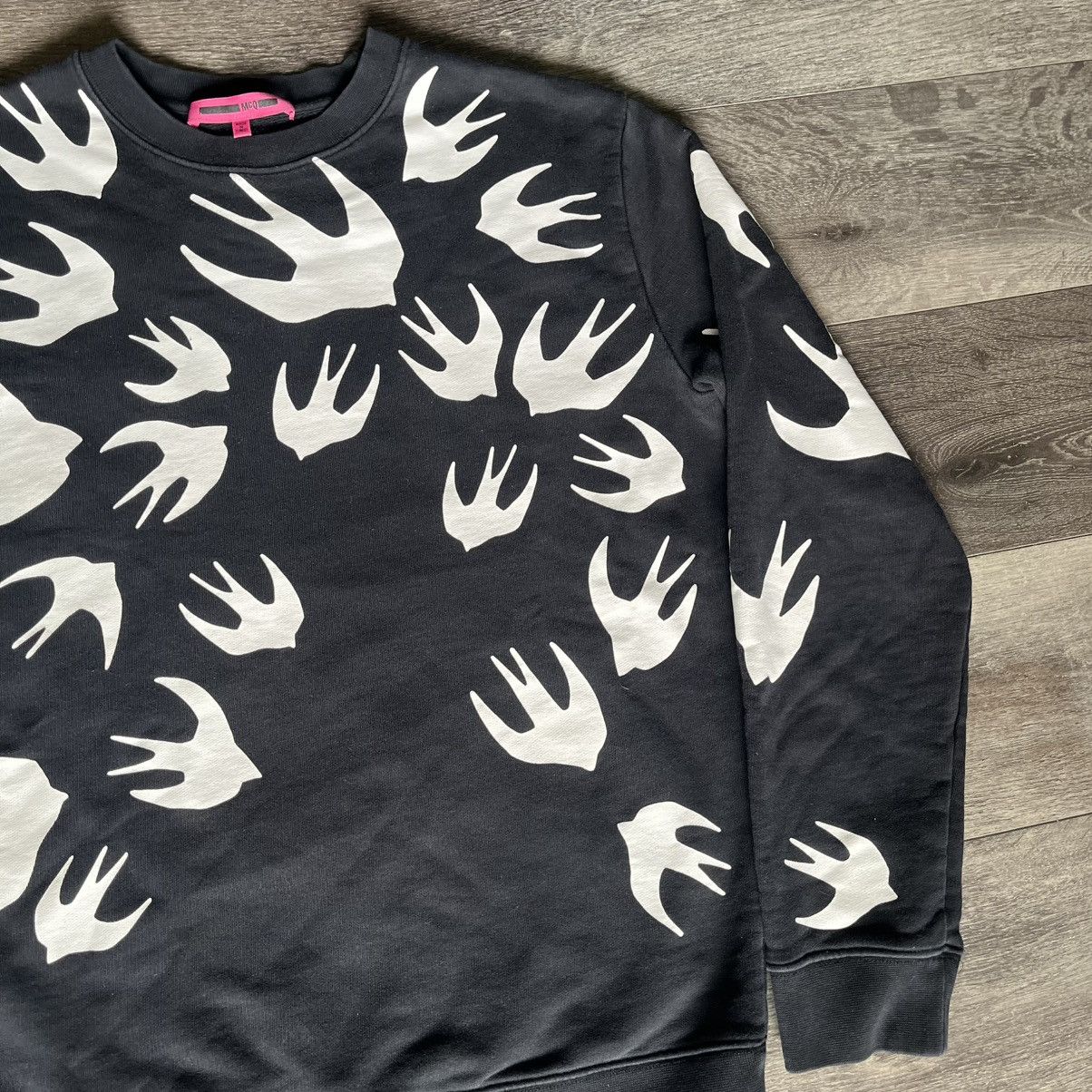 McQ Alexander McQueen Alexander McQueen McQ Swallows Graphic Crewneck Sweatshirt Size US L / EU 52-54 / 3 - 4 Thumbnail