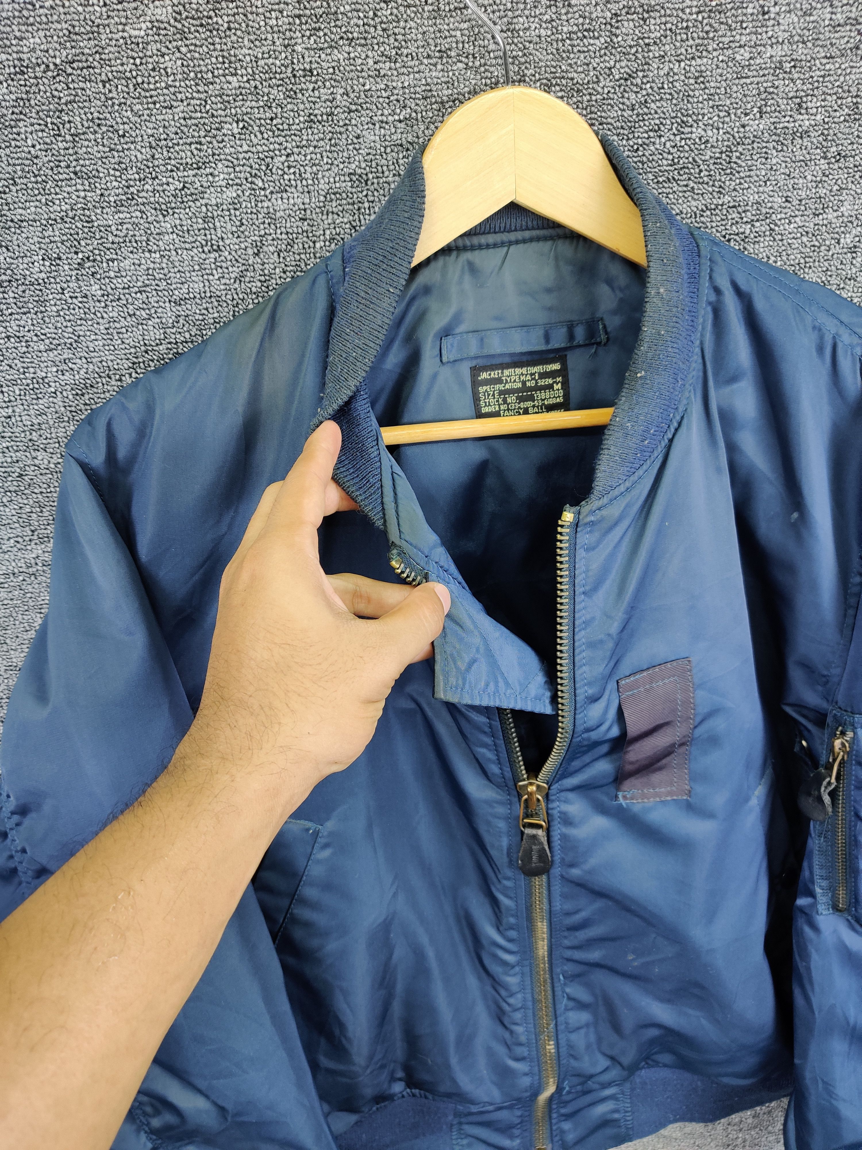 Vintage Vintage Fancy Ball Us Air Force Ma-1 Bomber Flight Jacket Size US M / EU 48-50 / 2 - 7 Thumbnail