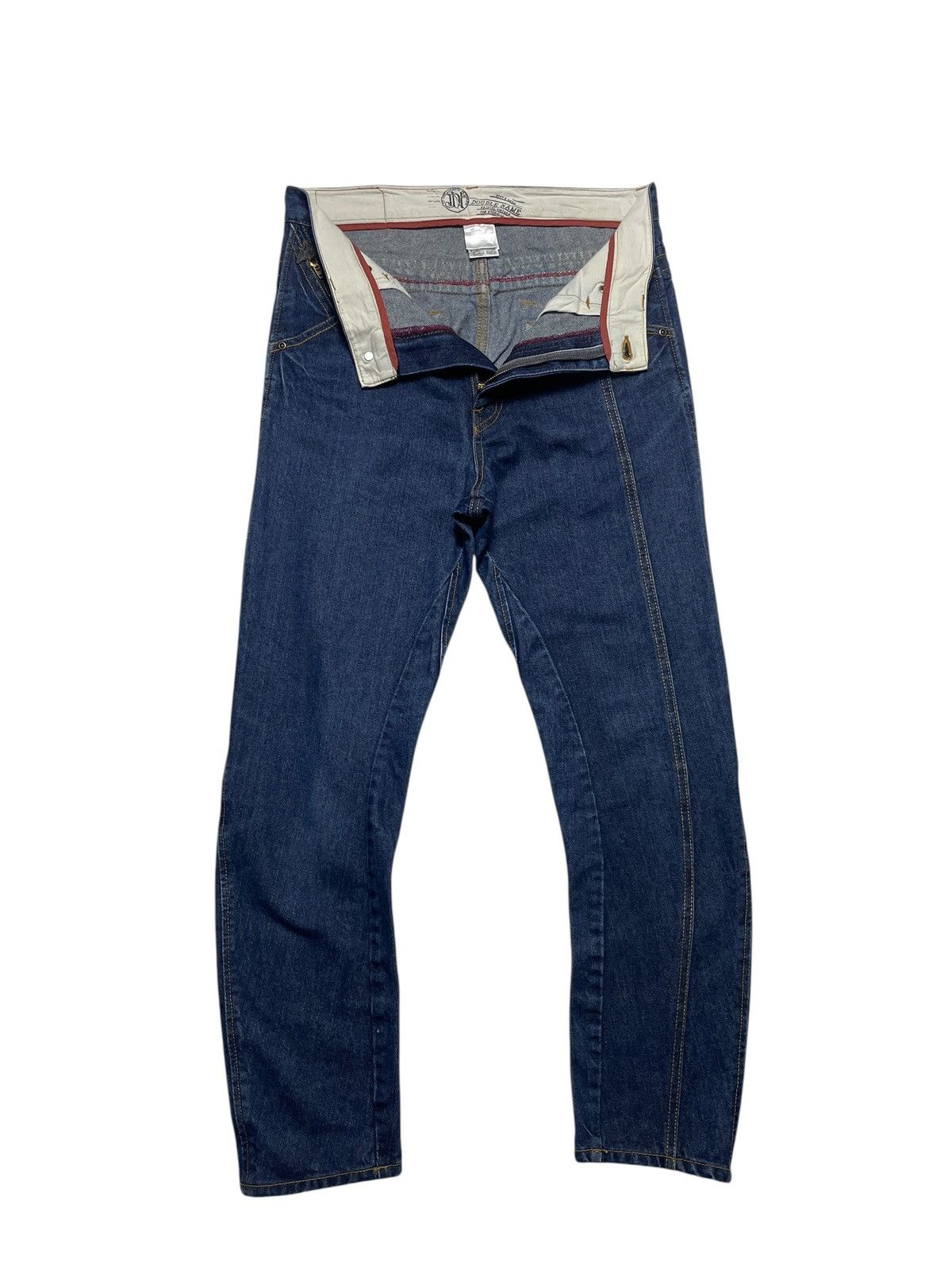 Tornado Mart 2000’s Double Name - Curve W/ Leather Pocket Pants Size US 30 / EU 46 - 12 Thumbnail