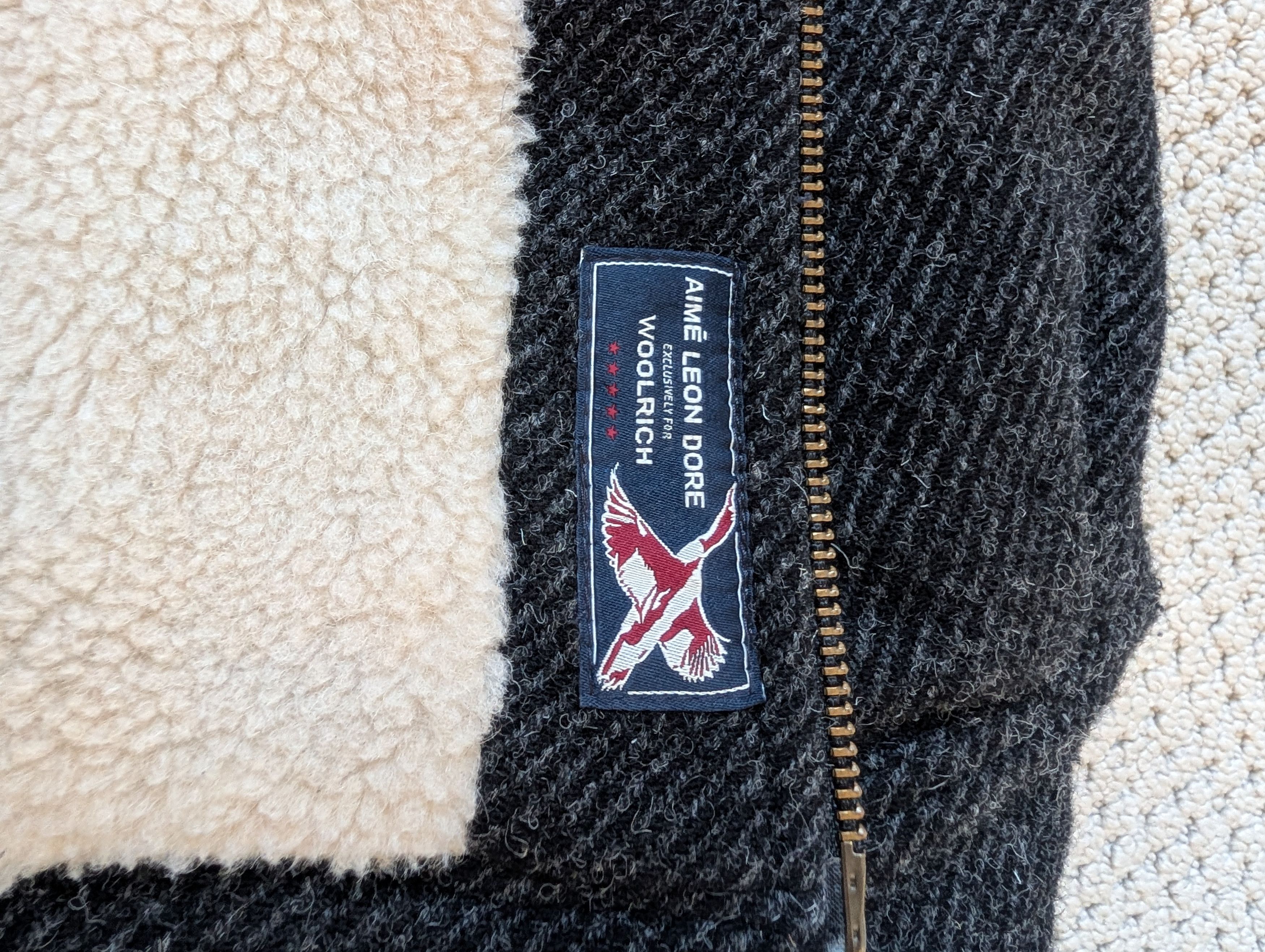 Aime Leon Dore × Woolrich Woolen Mills Wool Sherpa Lined Jacket Medium FW22 Size US M / EU 48-50 / 2 - 9 Thumbnail