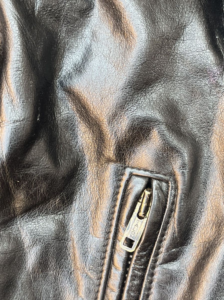 Vintage RARE 🔥 VINTAGE GOLDEN BEAR LEATHER JACKET Size US S / EU 44-46 / 1 - 9 Thumbnail