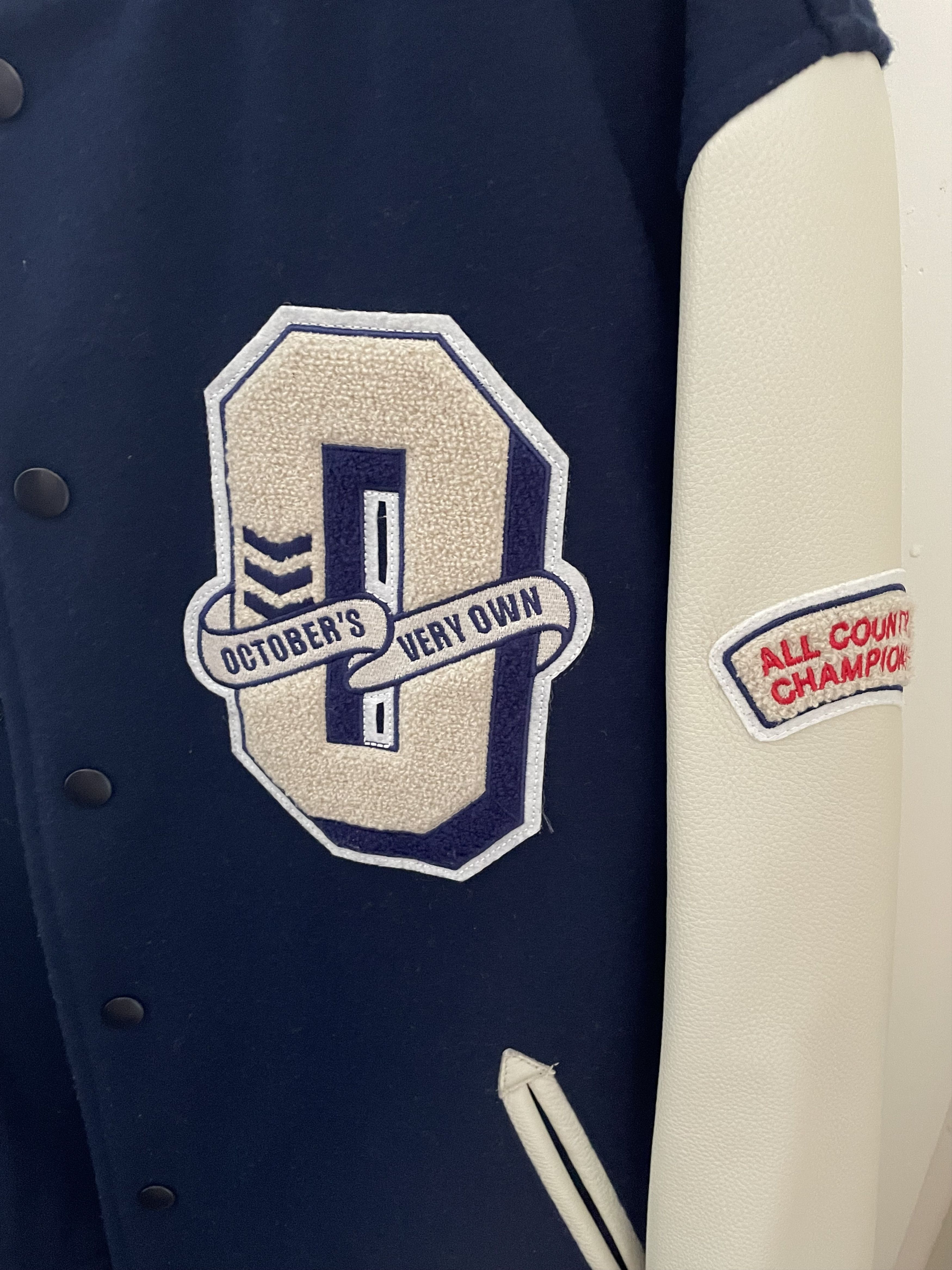 October's Very Own OVO Collegiate Varsity Jacket Size US L / EU 52-54 / 3 - 3 Thumbnail