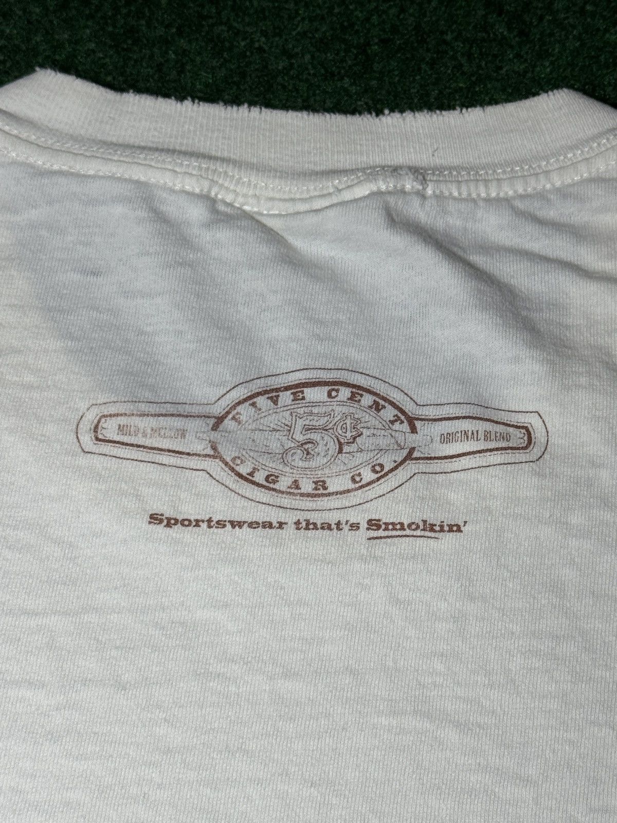 Vintage Vintage 90s Red Cloud Tobacco Cigar Native American T Shirt Size US XL / EU 56 / 4 - 5 Thumbnail