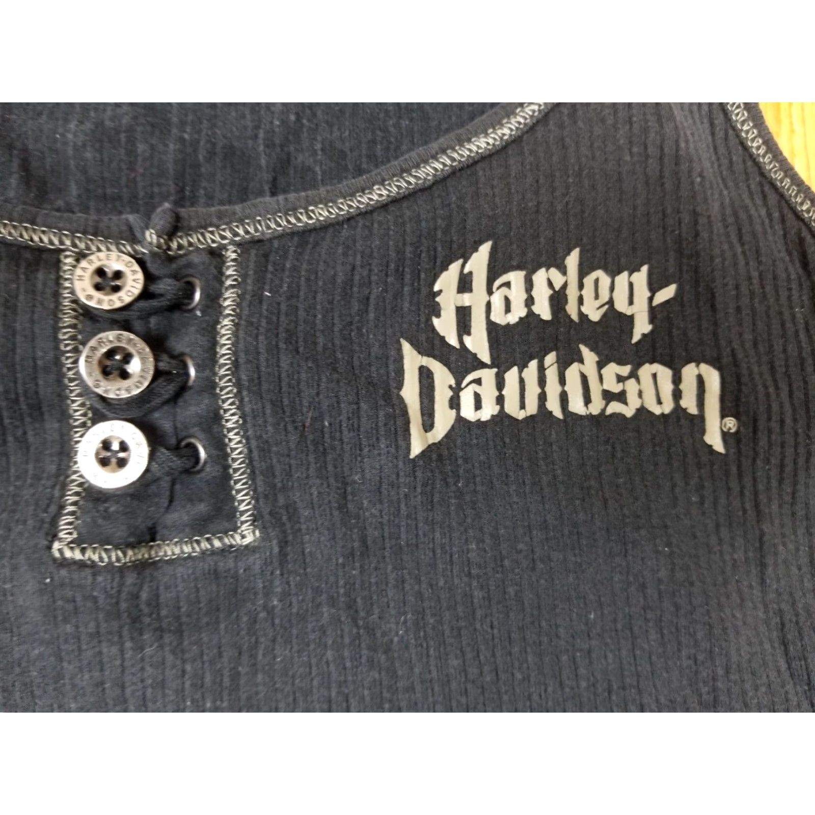 Harley Davidson VINTAGE Harley-Davidson Sturgis Motorcycle Tank Top XLarge Tank Womens XS? No size confusion? XL. Size XL / US 12-14 / IT 48-50 - 2 Thumbnail