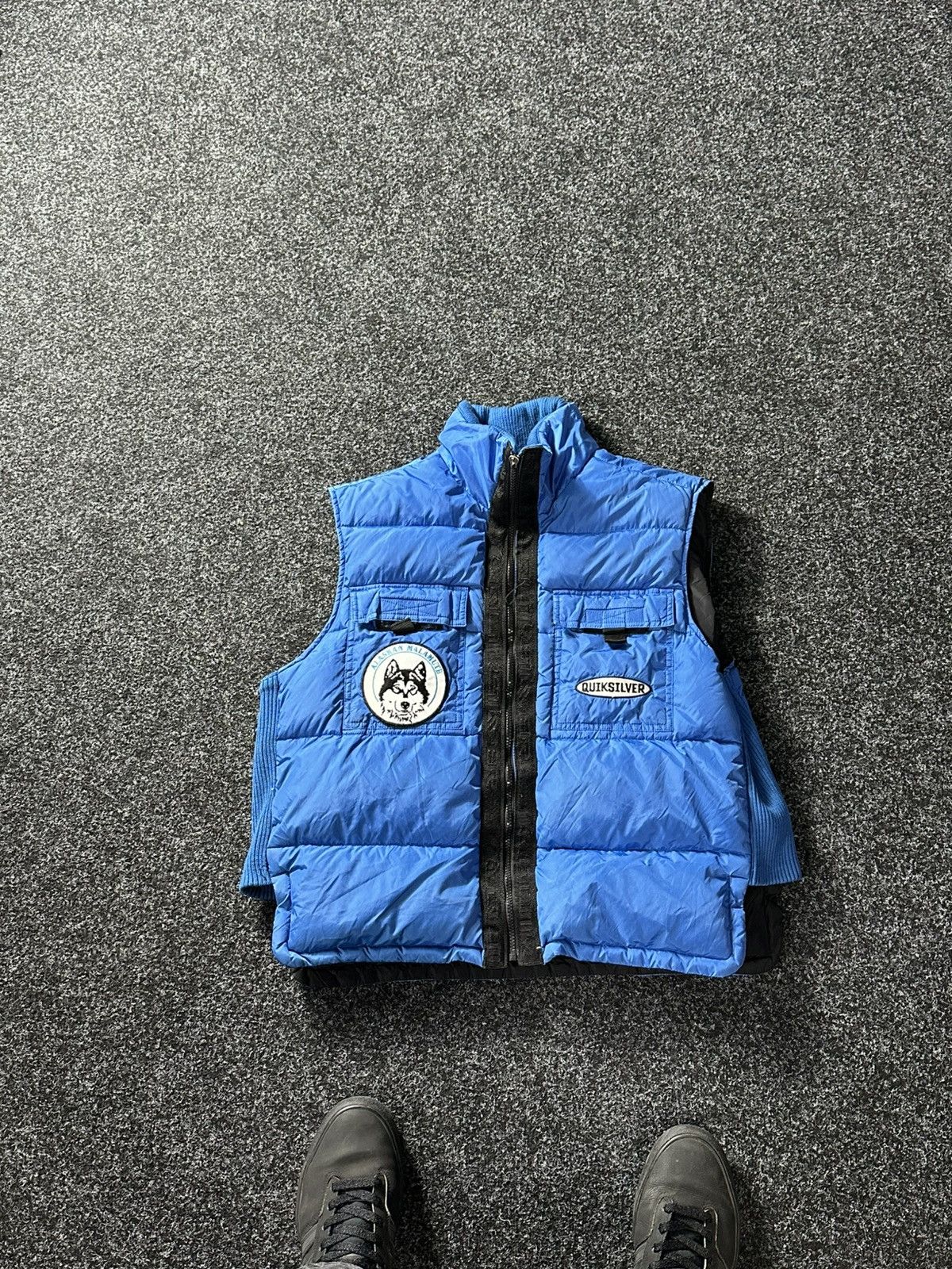 Quiksilver × Vintage 🚨 CRAZY GRAIL Y2K Quiksilver Puffer Vest ALASKA RARE VINTAGE Size US L / EU 52-54 / 3 - 1 Thumbnail