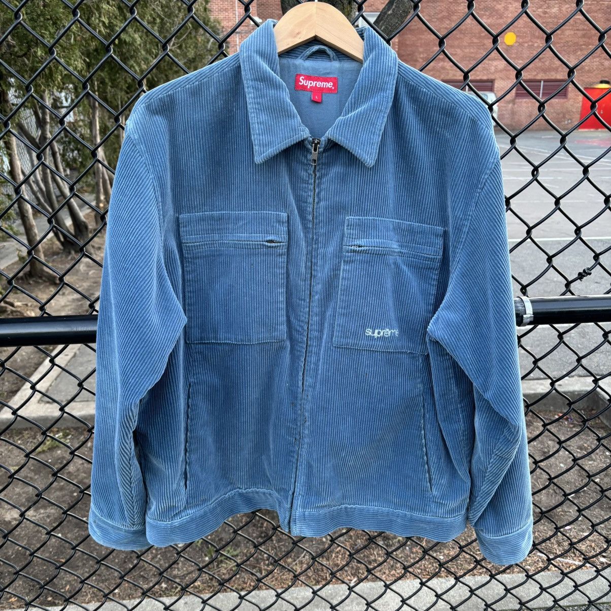 Supreme FW21 Corduroy Zip-Up Jacket | Grailed