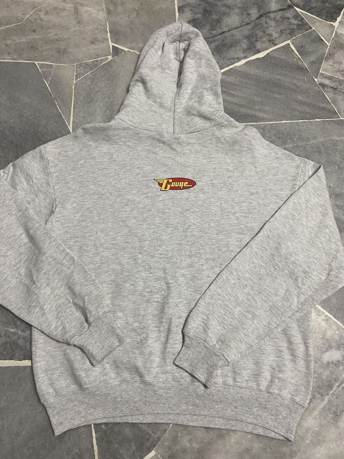 Vintage Vintage GOUGE Skateboard Hoodie Made in USA Size US L / EU 52-54 / 3 - 9 Thumbnail
