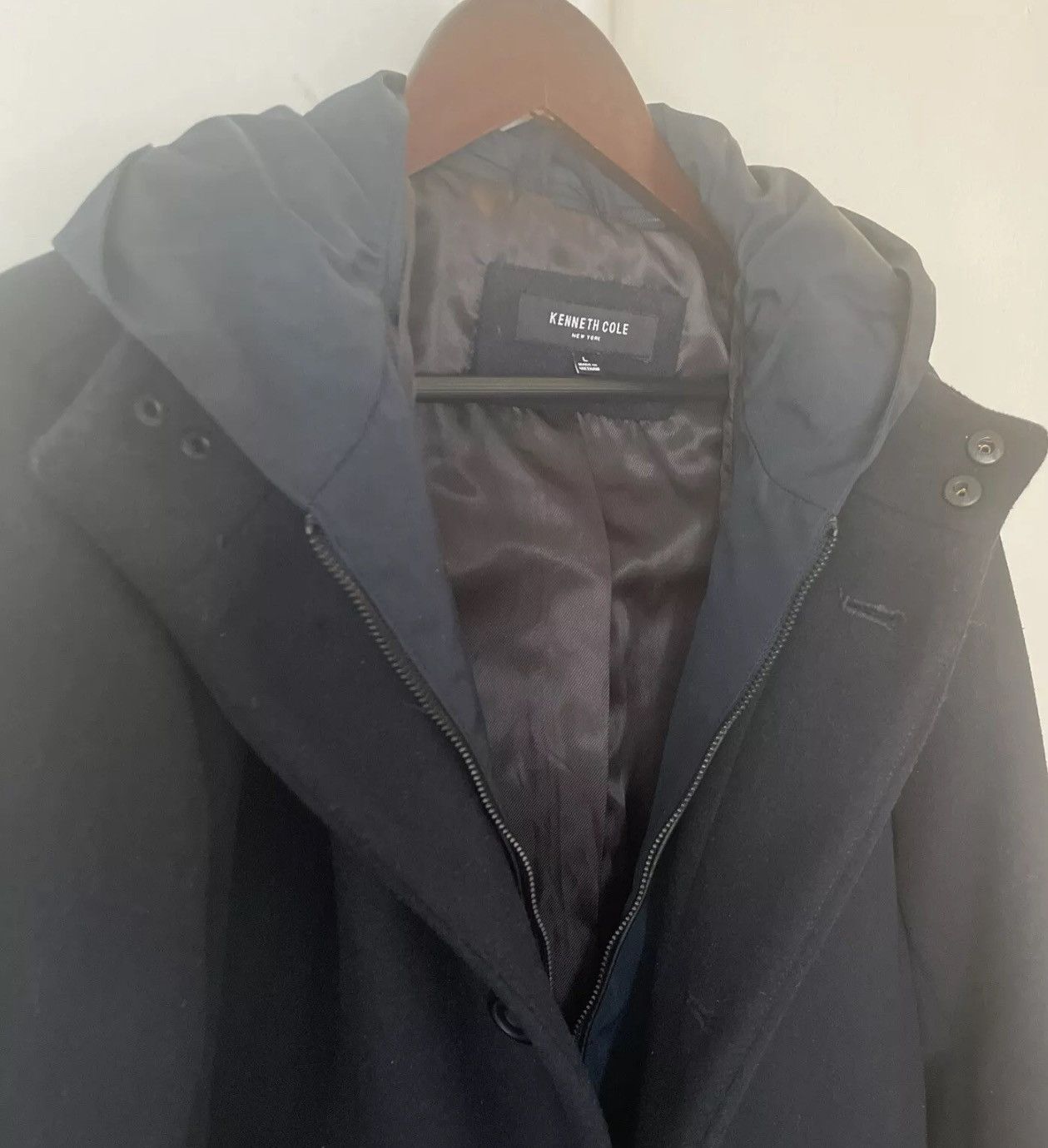 Kenneth Cole Kenneth Cole mens multi media L navy coat new Size US L / EU 52-54 / 3 - 9 Thumbnail