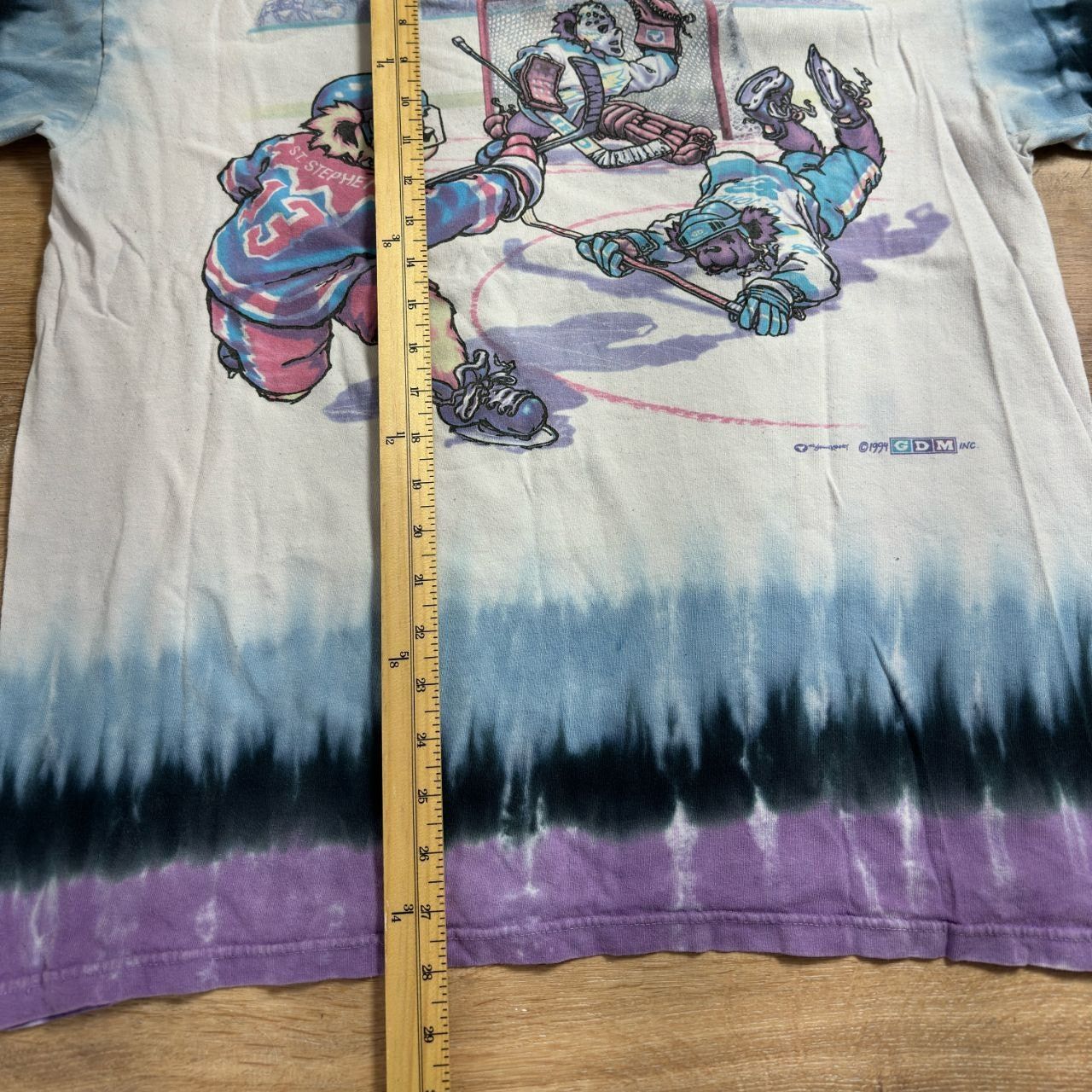 Liquid Blue Liquid Blue Mens XL Grateful Dead Hockey Tie Dye T-Shirt Size US XL / EU 56 / 4 - 8 Thumbnail