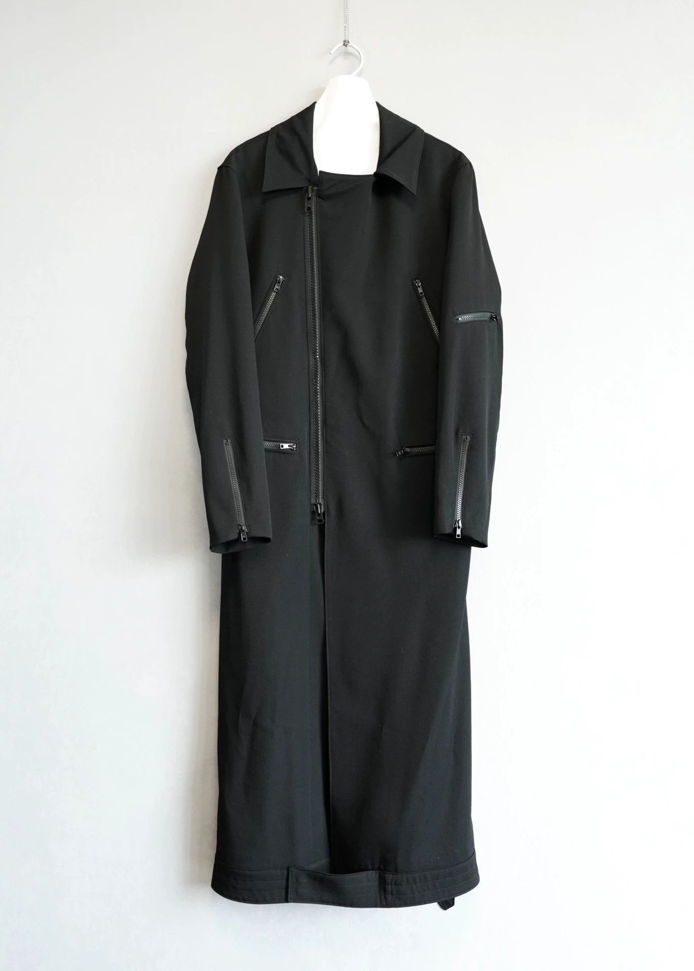 Yohji Yamamoto Yohji Yamamoto 20SS Zipper Wool Biker Coat Size 1 Size US S / EU 44-46 / 1 - 3 Thumbnail