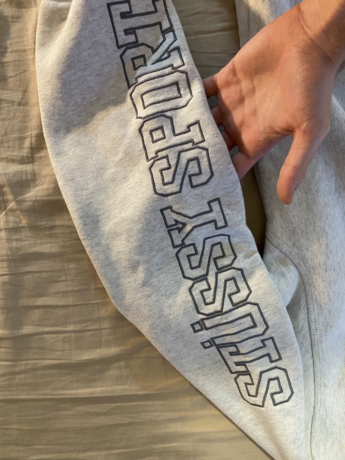 Stussy Stussy Sport Gray Sweatshirt Size US L / EU 52-54 / 3 - 3 Thumbnail