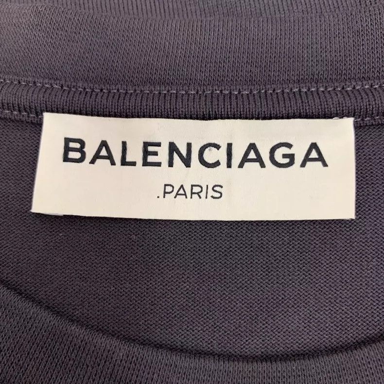 Balenciaga Balenciaga Black cotton crew neck short sleeve T-shirt Size US L / EU 52-54 / 3 - 5 Thumbnail