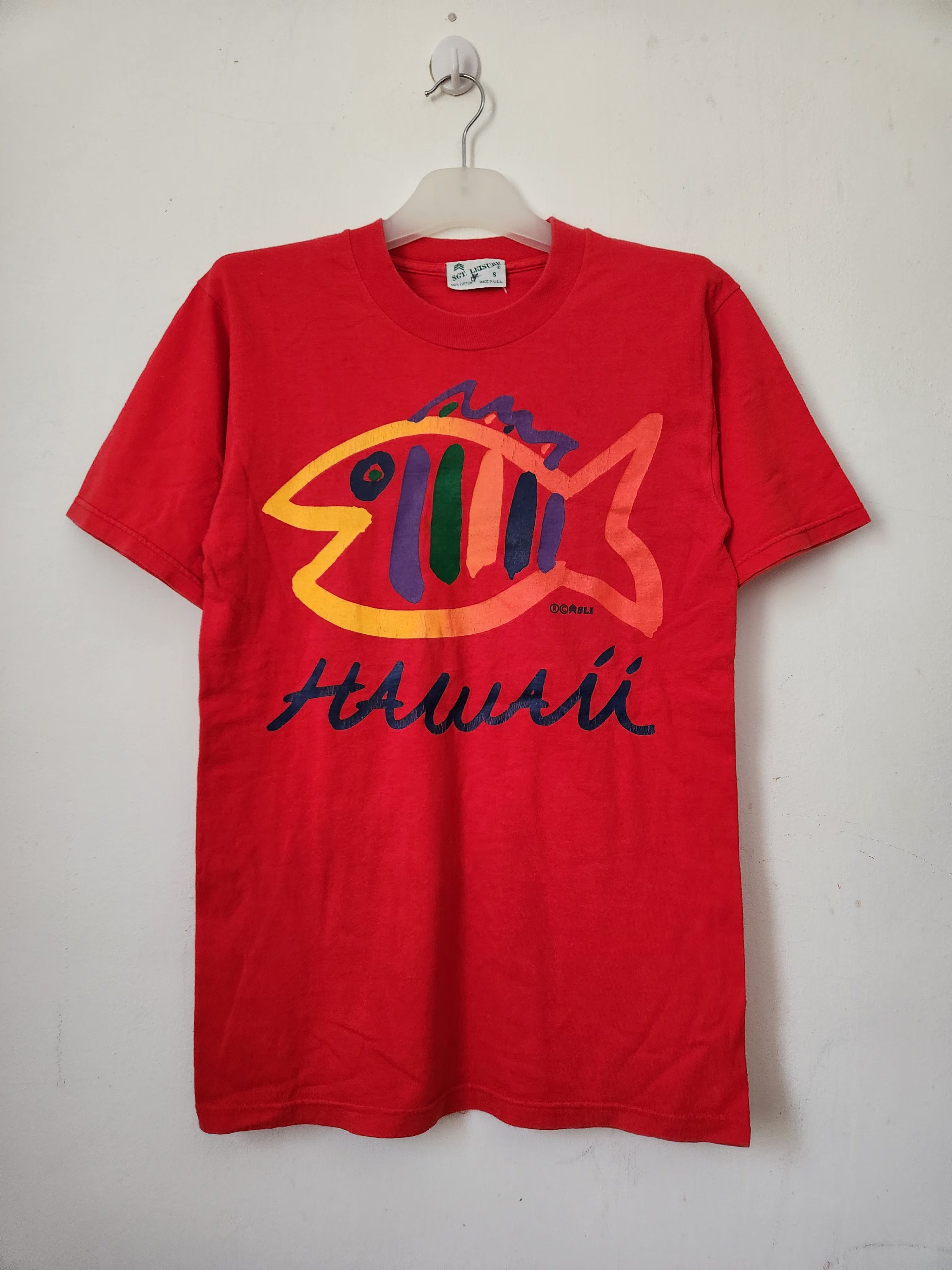 Other Vintage Hawaii Fronthit Red Shirt Size US S / EU 44-46 / 1 - 1 Thumbnail