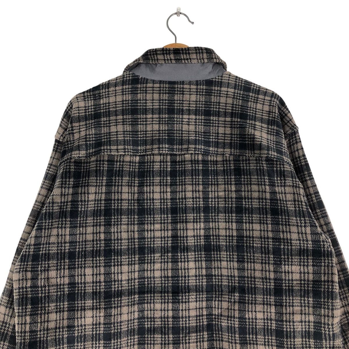 Flannel Vintage Flannel Zipper Jacket Mont-Bell Tartan Check Design Size US L / EU 52-54 / 3 - 9 Thumbnail