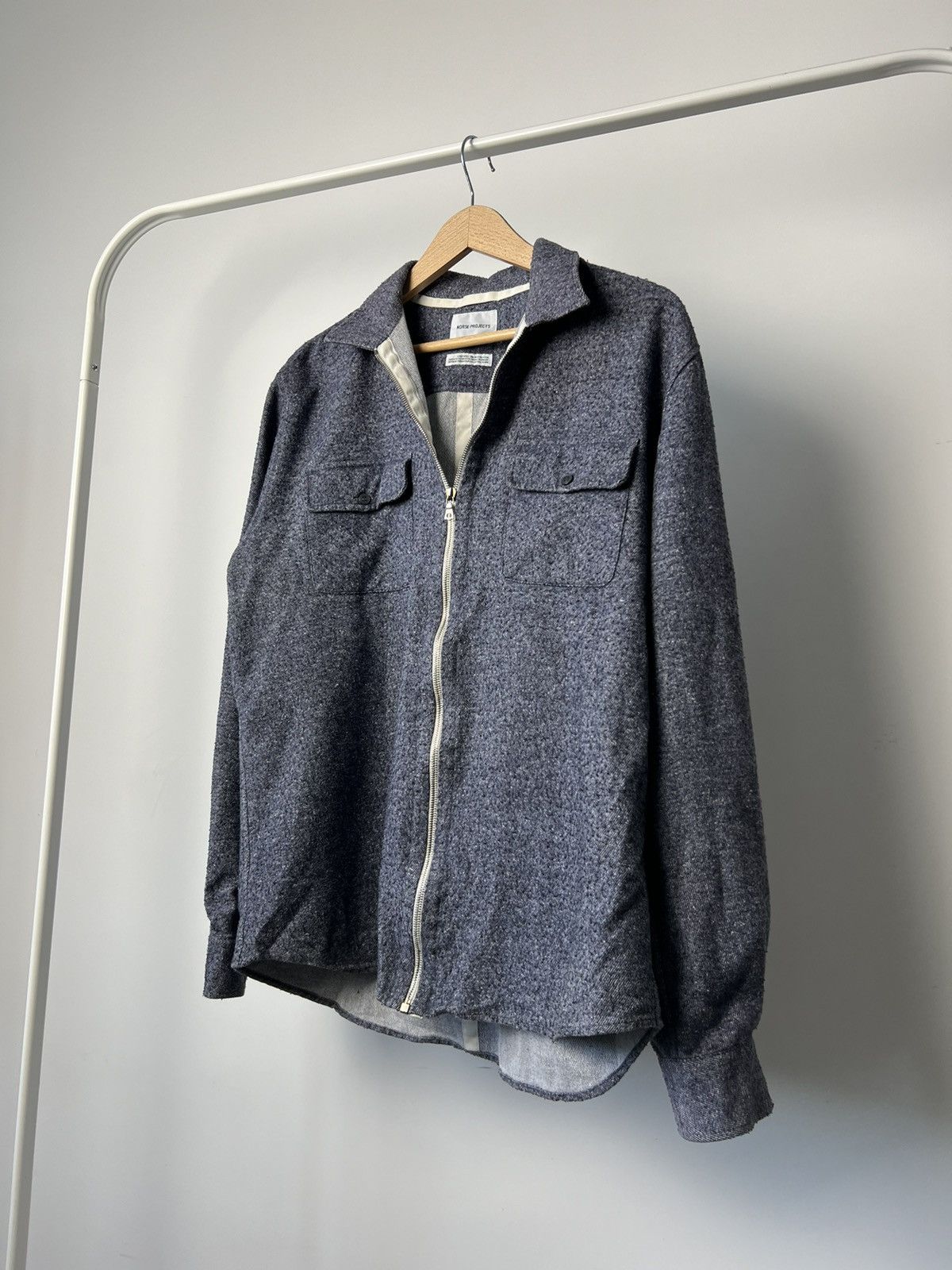Norse Projects Vintage Overshirt NORSE PROJECTS Kyle Wool Pocket Jacket Size US L / EU 52-54 / 3 - 14 Thumbnail