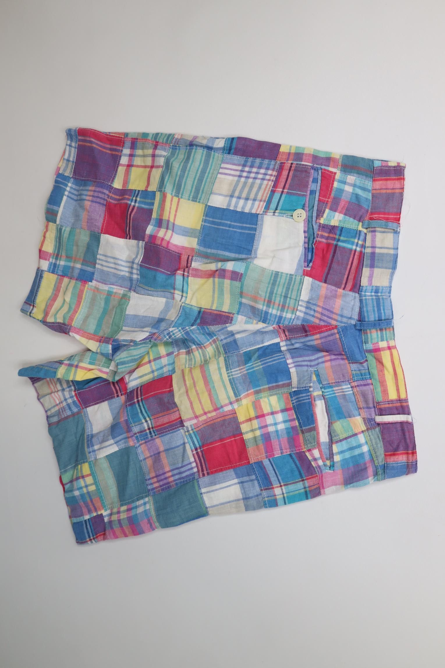 Izod Vintage 90s Izod Rainbow Madras Plaid Golf Chino Shorts Size US 32 / EU 48 - 10 Thumbnail