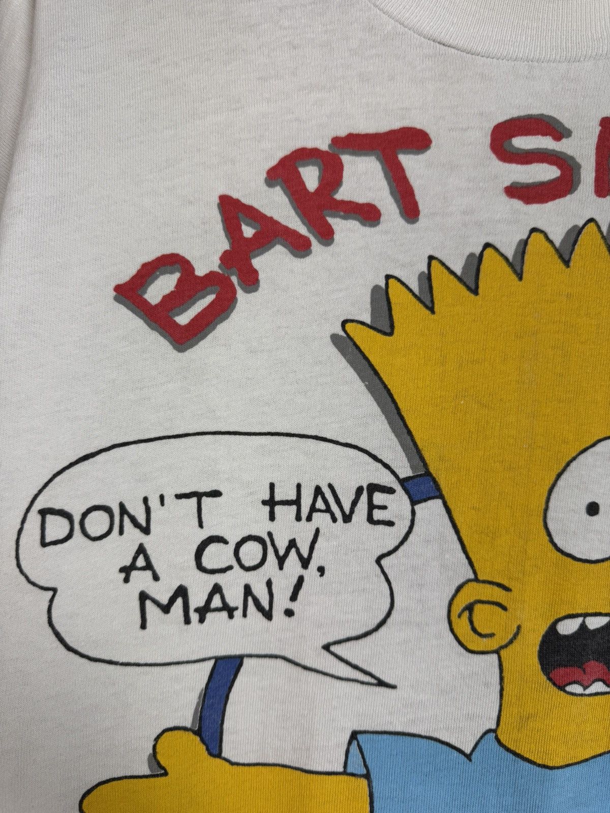 The Simpsons Vintage 1989 Bart Simpson Radical Dude Single Stitch T-shirt Size US XL / EU 56 / 4 - 8 Thumbnail