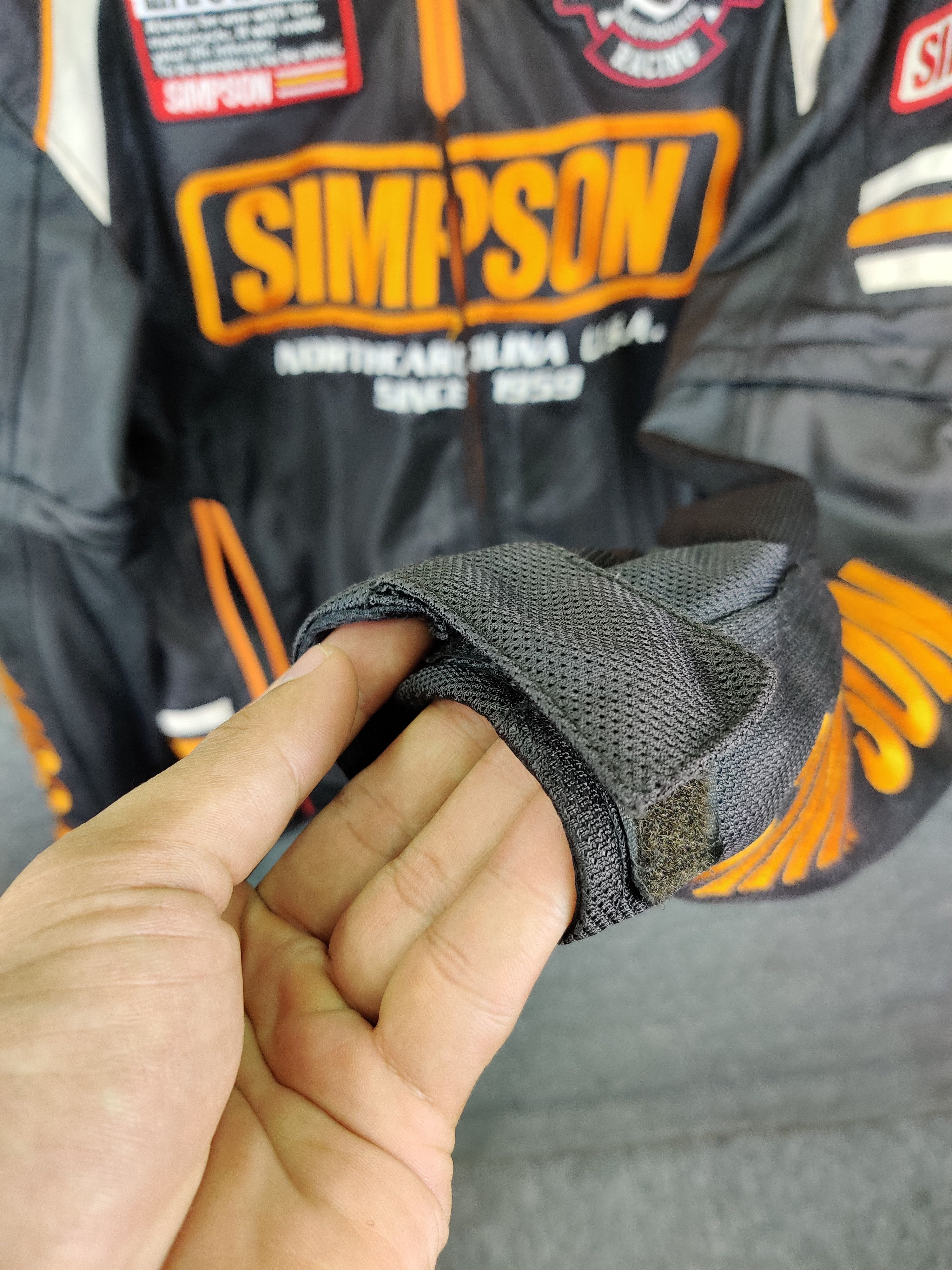 Vintage Vintage Simpson Racing Motorcycle Biker Jacket Size US L / EU 52-54 / 3 - 15 Thumbnail