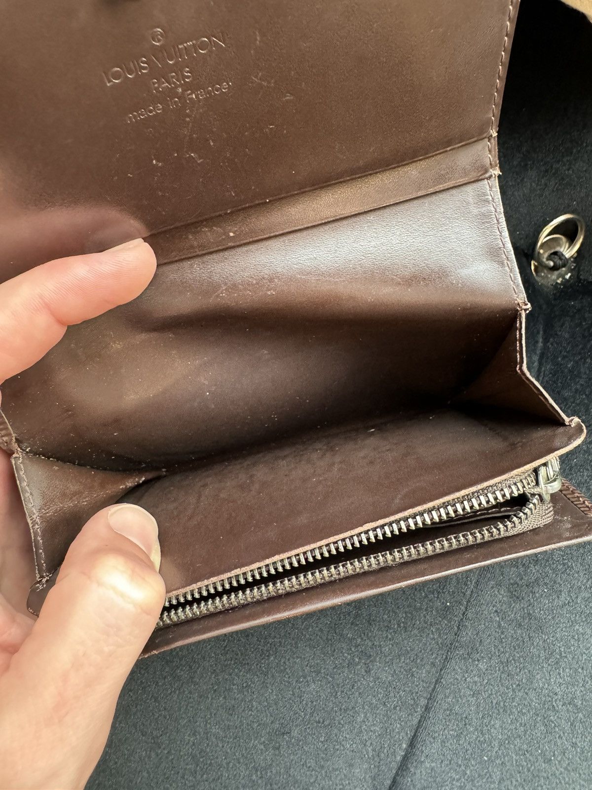 Louis Vuitton Louis Vuitton Epi Zip Wallet Brown Size ONE SIZE - 4 Thumbnail