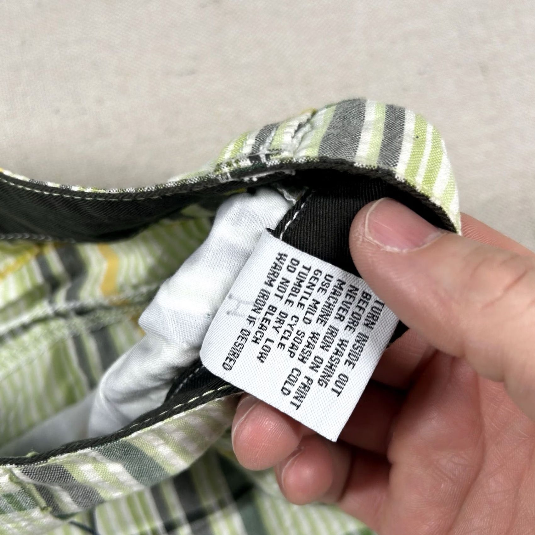 Pepe Jeans Pepe Jeans London Shorts Mens 42 Seersucker Plaid Bermuda Hip Hop 90s Boys Mens Size US 42 / EU 58 - 5 Thumbnail