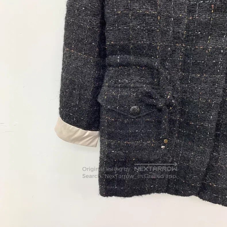 Chanel Chanel Black golden wool braided tweed hooded long-sleeved Size XS / US 0-2 / IT 36-38 - 4 Thumbnail