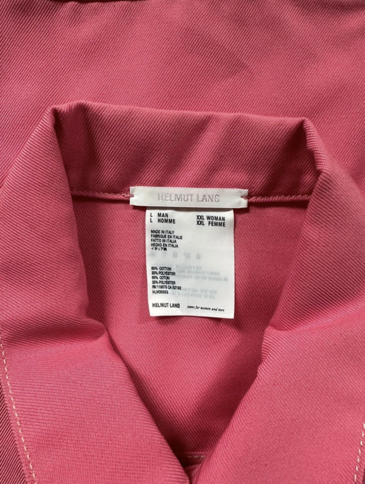 Helmut Lang Helmut Lang Jeans Jacket Red Size US L / EU 52-54 / 3 - 3 Thumbnail