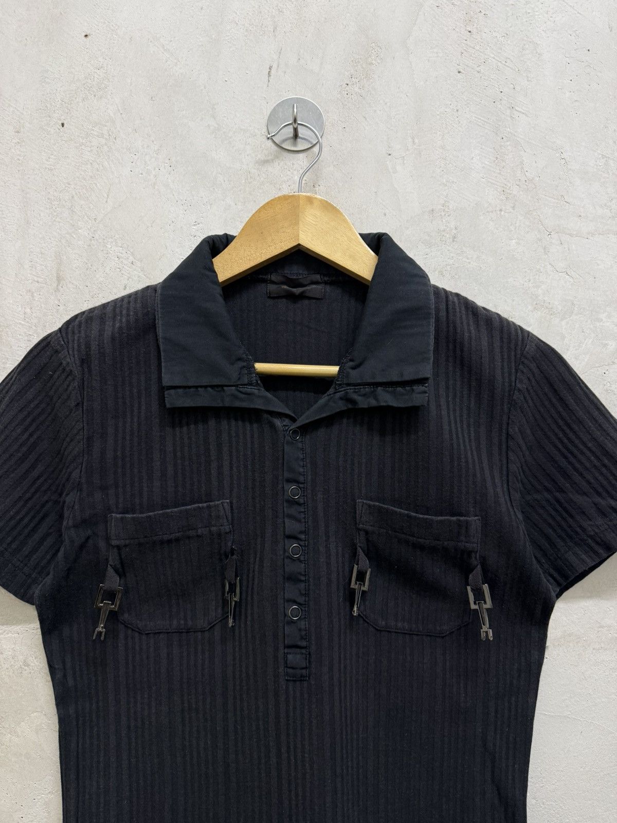 If Six Was Nine Grunge Tete Homme y2k Goth Polo Tees Size M / US 6-8 / IT 42-44 - 2 Thumbnail