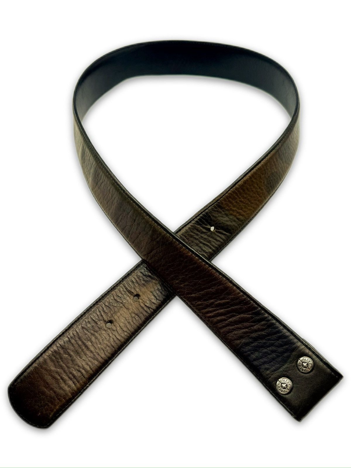 Chrome Hearts Chrome Hearts Green Camouflage Leather Belt Strap Size 32 - 2 Thumbnail