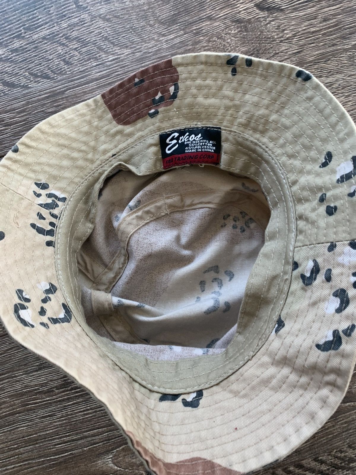 Vintage Desert Camo Army Bucket Hat Size ONE SIZE - 4 Thumbnail