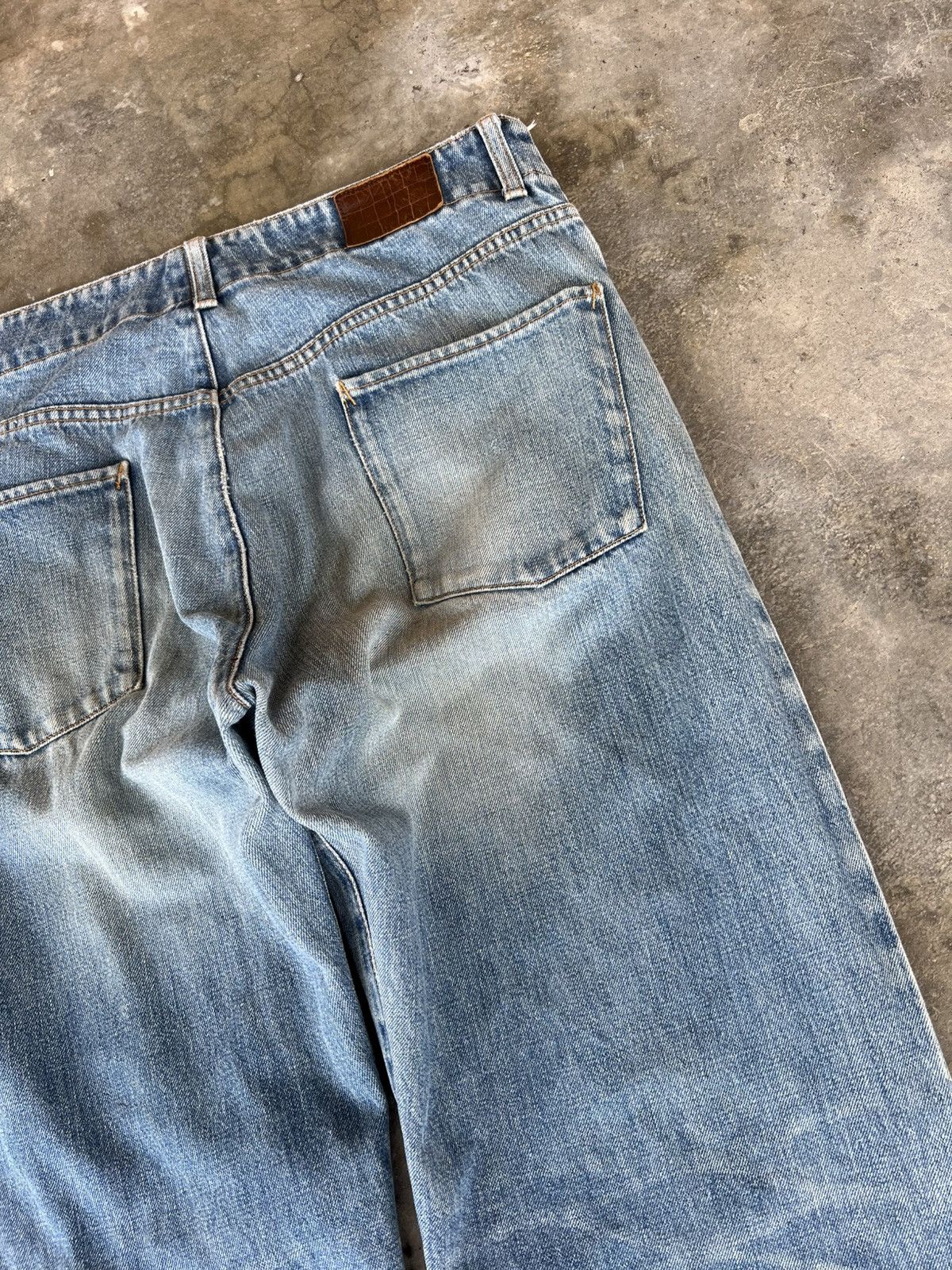 If Six Was Nine × Japanese Brand × Sophnet. 💥Baggy💥Vintage Sophnet. faded Distressed Jean Size US 35 - 15 Thumbnail