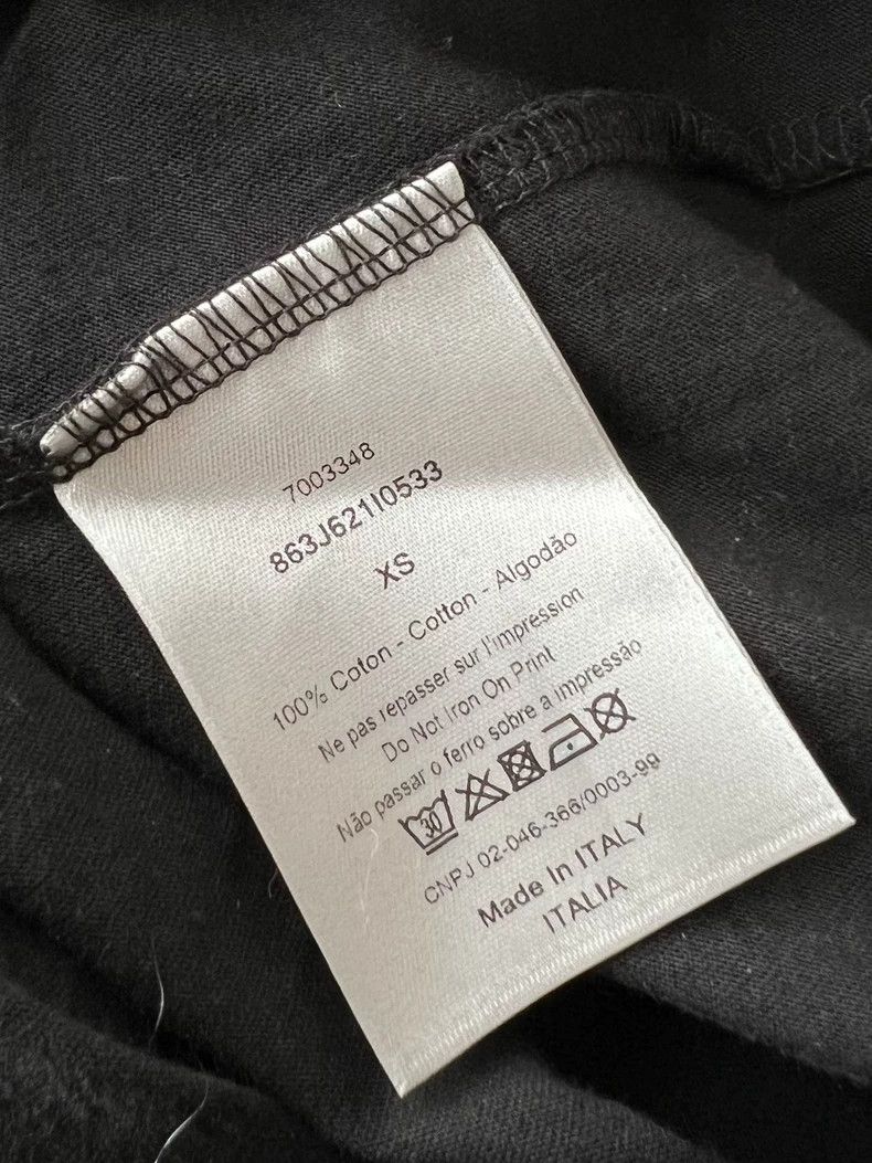 Dior Dior Black logo letter print cotton round-neck short-sleev Size US XS / EU 42 / 0 - 5 Thumbnail
