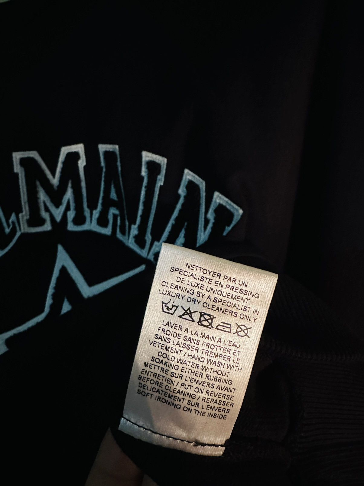 Balmain Balmain Logo Crop Crewneck Sweater Size S / US 4 / IT 40 - 7 Thumbnail