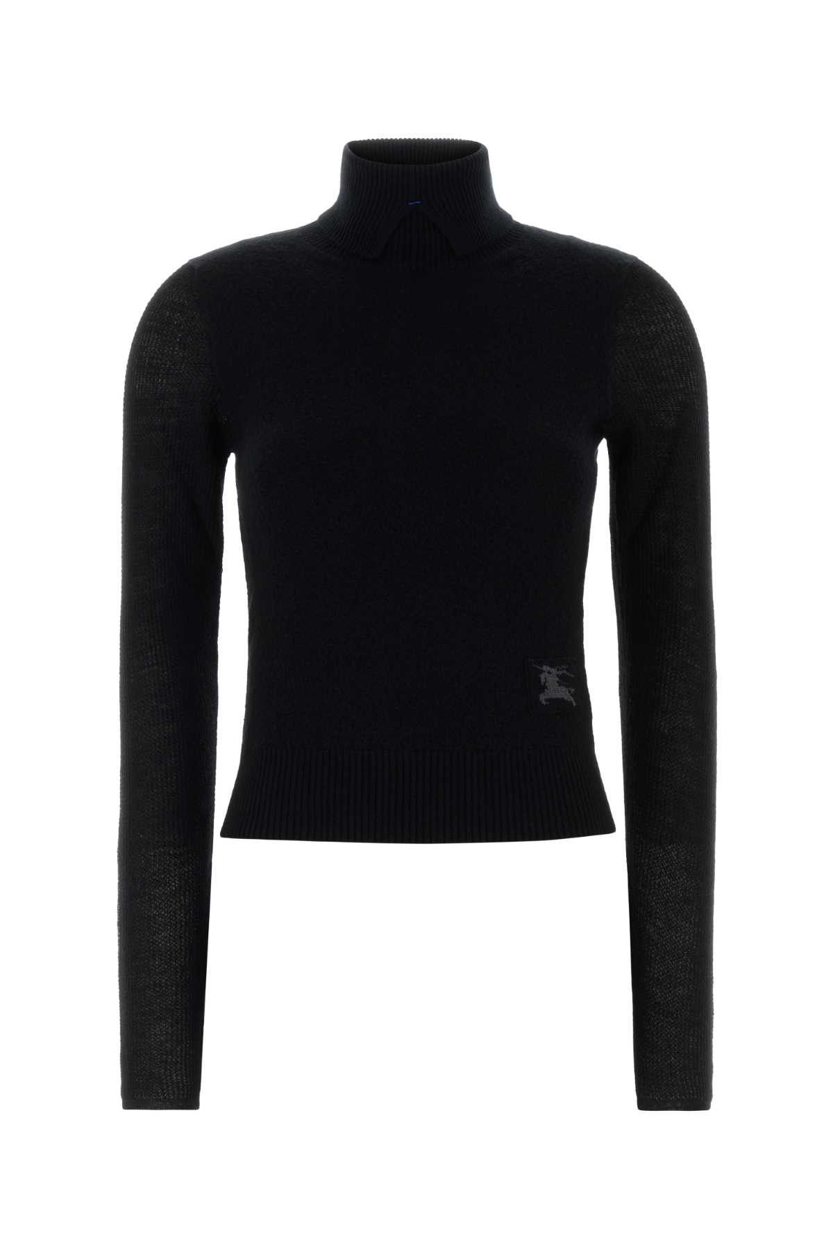 Burberry Black Wool Blend Sweater Size XS / US 0-2 / IT 36-38 - 1 Thumbnail