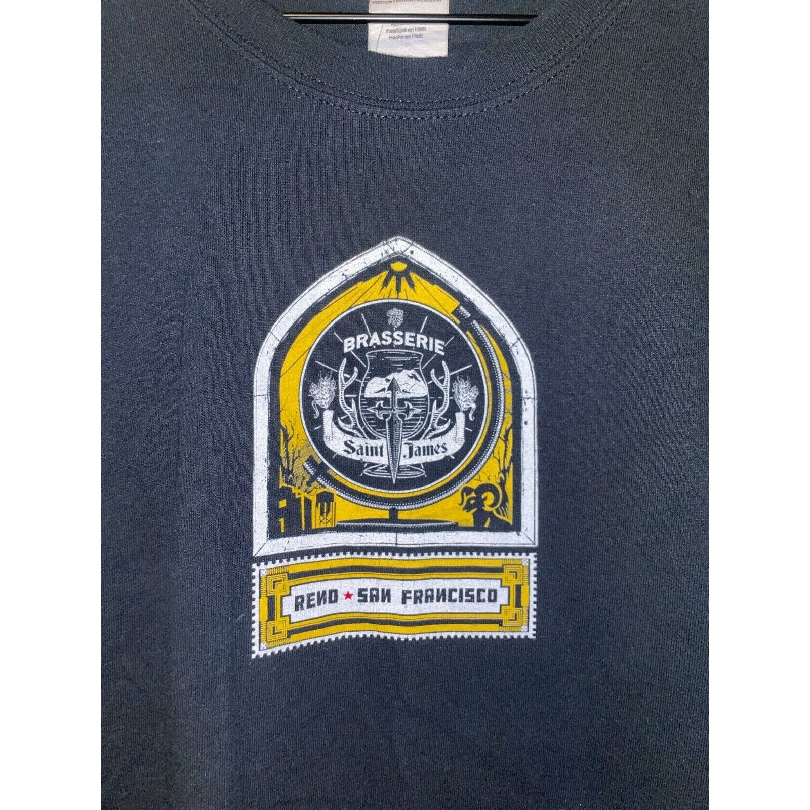 Vintage Vintage Brasserie Saint James Shirt Reno Daily Wages Saison Size US XL / EU 56 / 4 - 3 Thumbnail