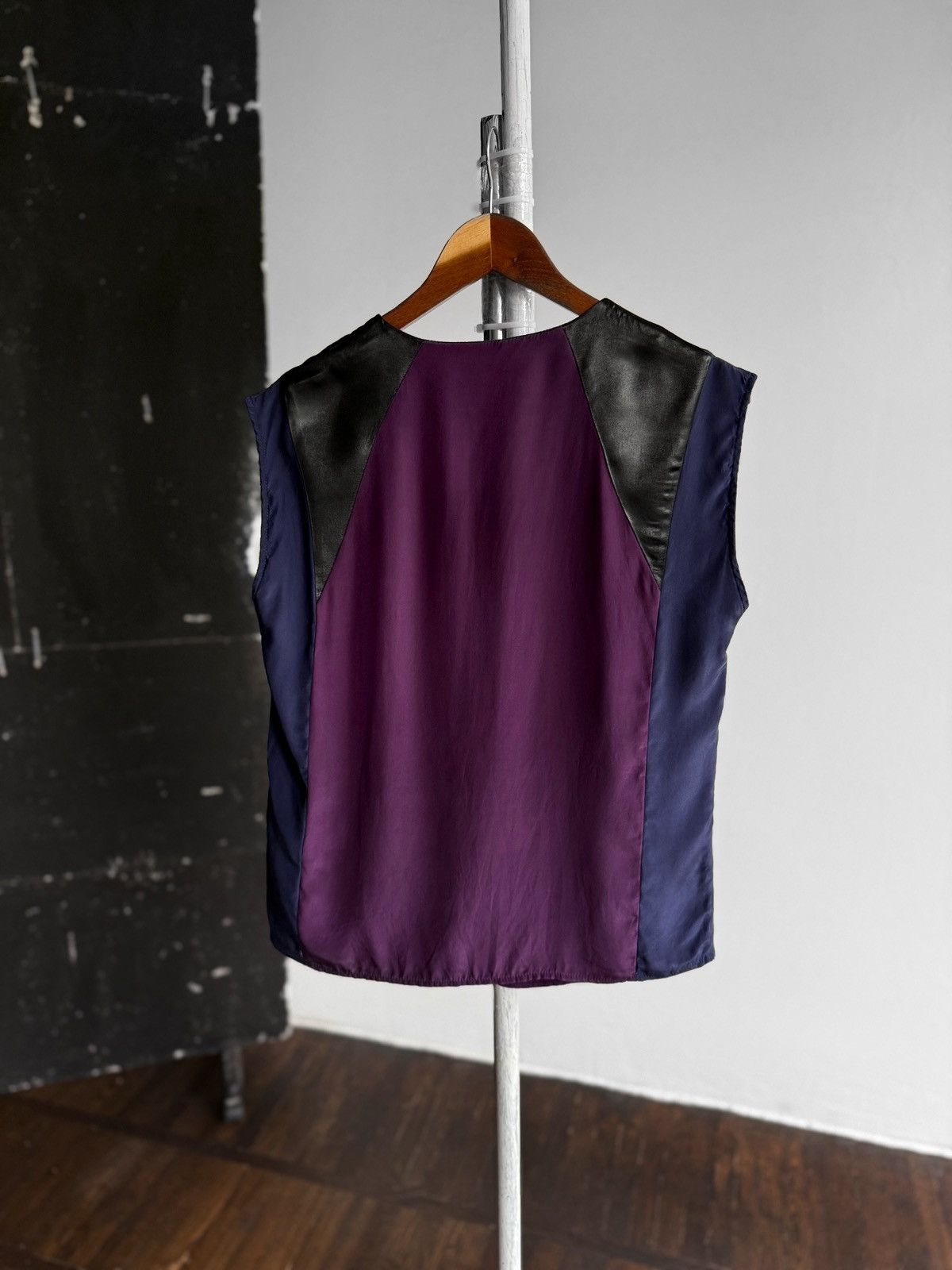 Sandro Sandro Paris Womens Premium Silk Blouse Top Multicolor Size M / US 6-8 / IT 42-44 - 4 Thumbnail