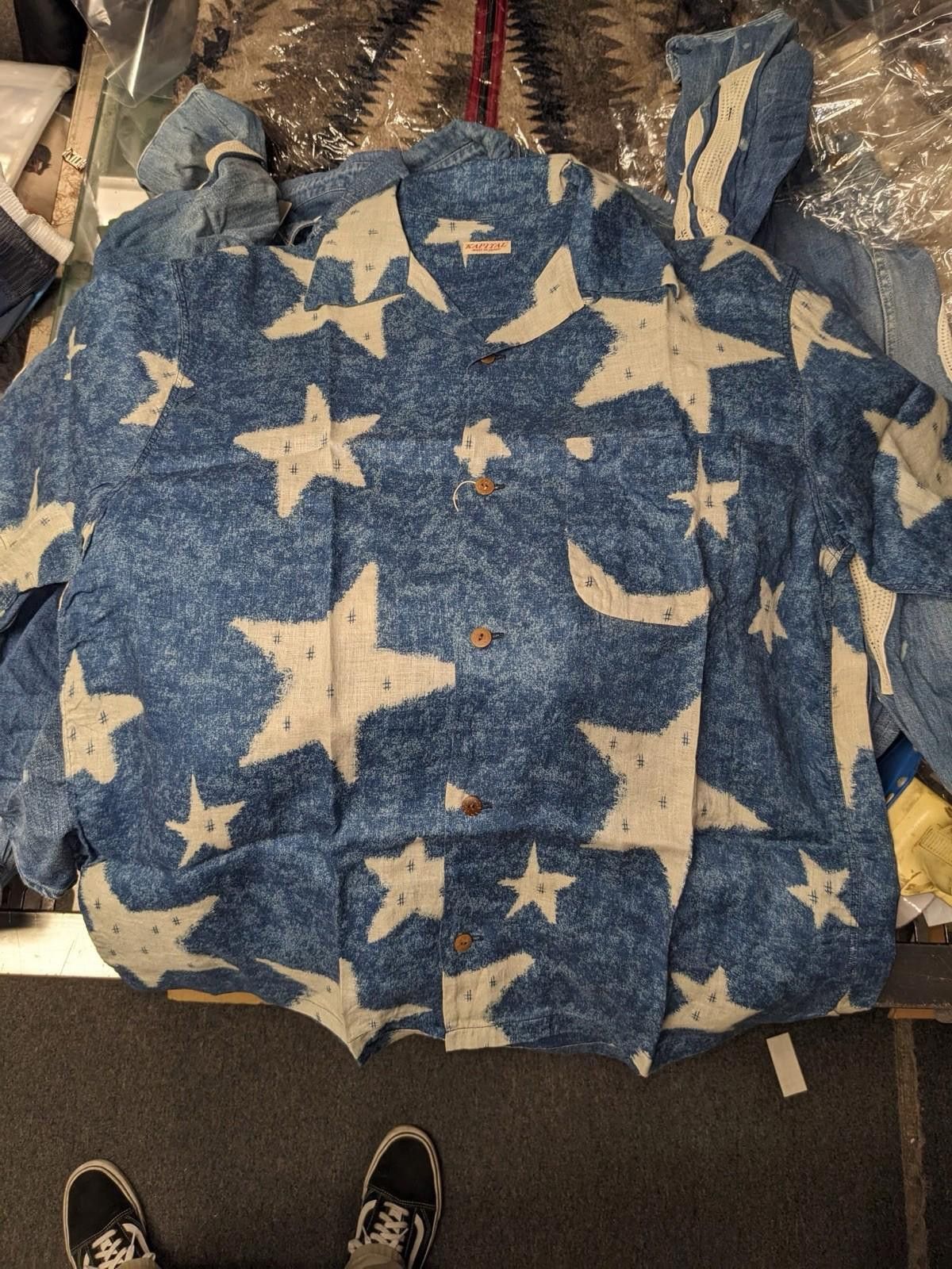 Kapital Kapital Voile Gauze Star Pattern Discharge Aloha Shirt 4 Size US XL / EU 56 / 4 - 5 Thumbnail