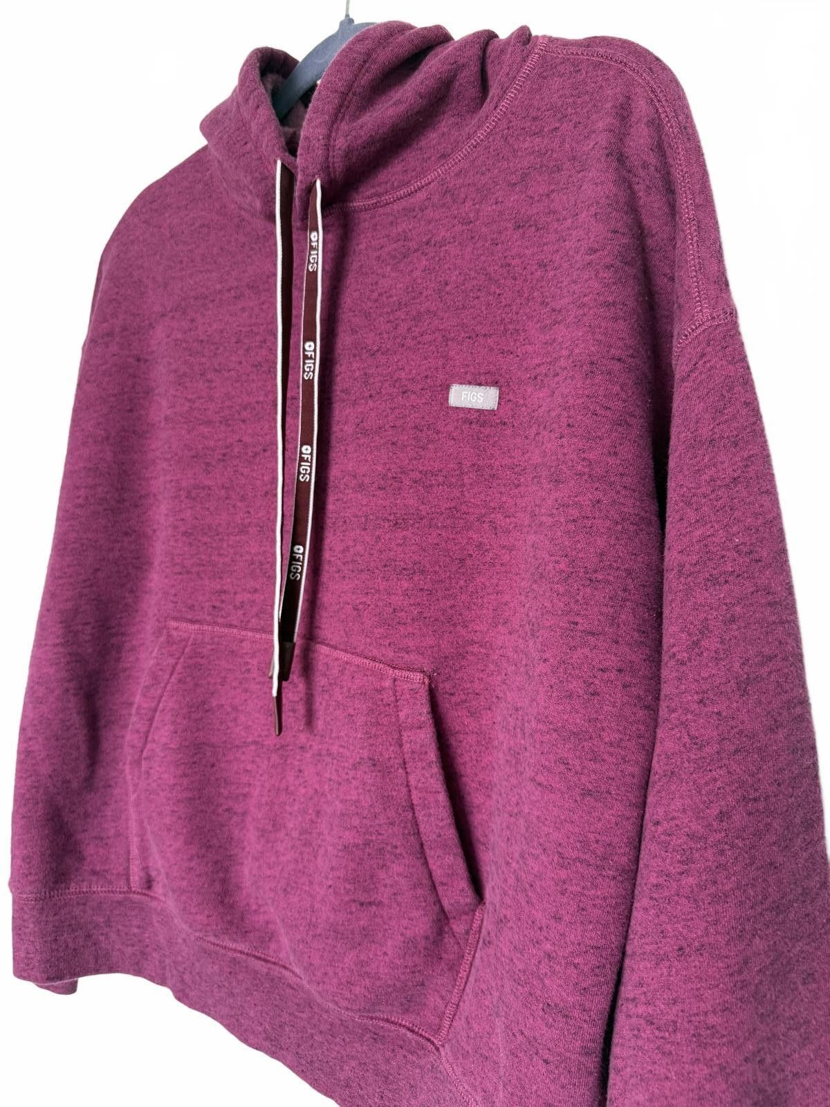 Figs Medical Purple Hoodie with Front Pocket