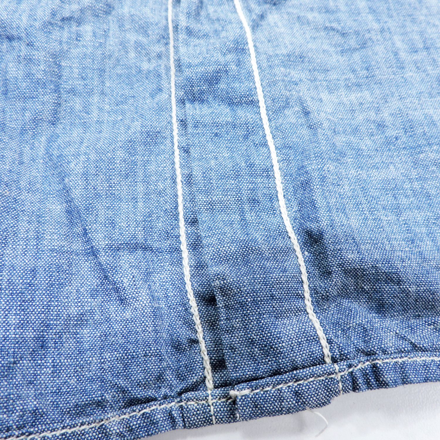 Orslow ORSLOW HOODED DENIM LONG SLEEVE SHIRT Size US L / EU 52-54 / 3 - 12 Thumbnail